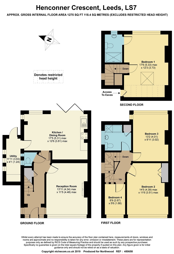 4 Bedrooms Semi-detached house for sale in Henconner Crescent, Chapel Allerton, Leeds LS7