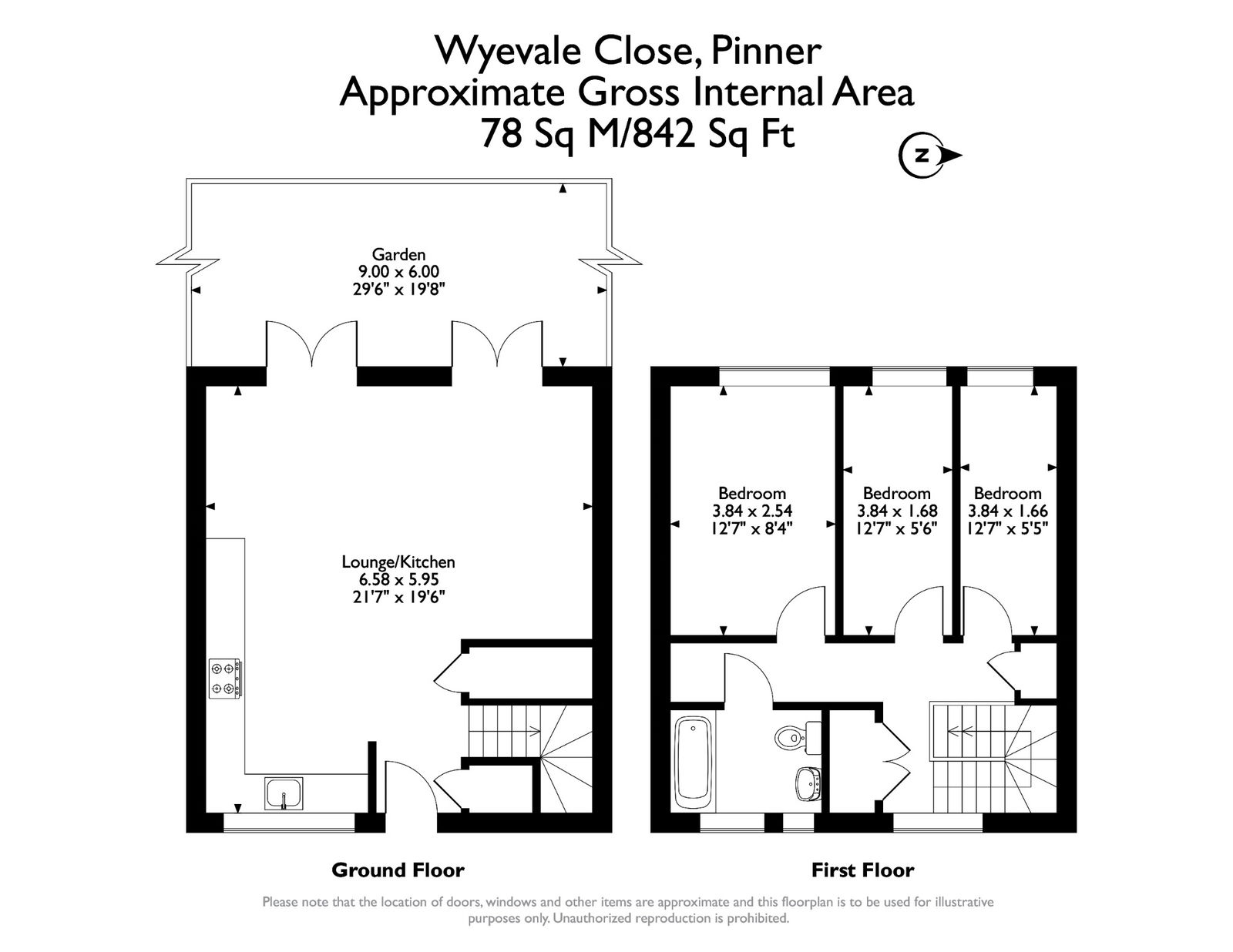 15, Wyevale Close, Pinner floorplan