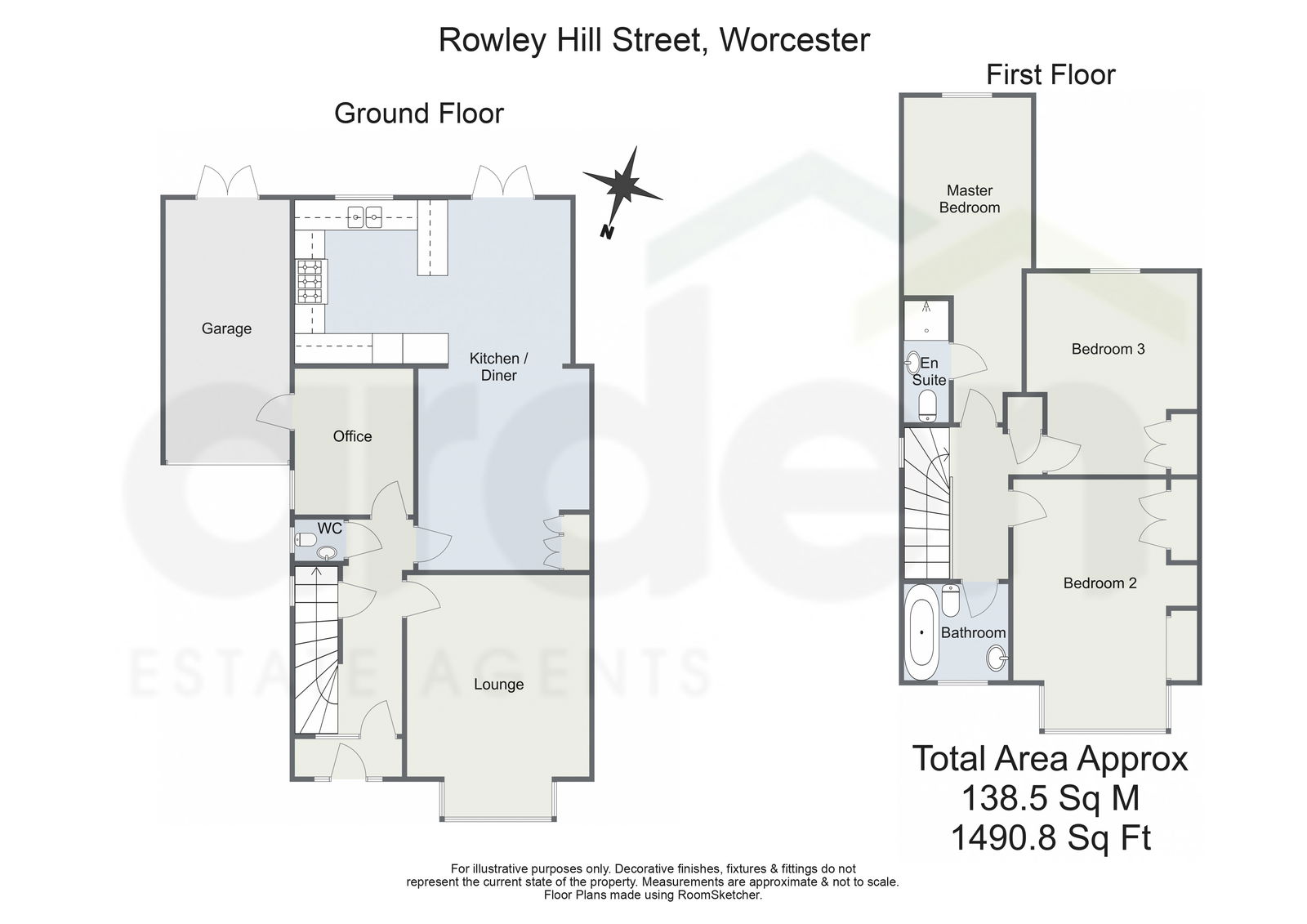 Rowley Hill Street, Worcester WR2, 3 bedroom semidetached house for