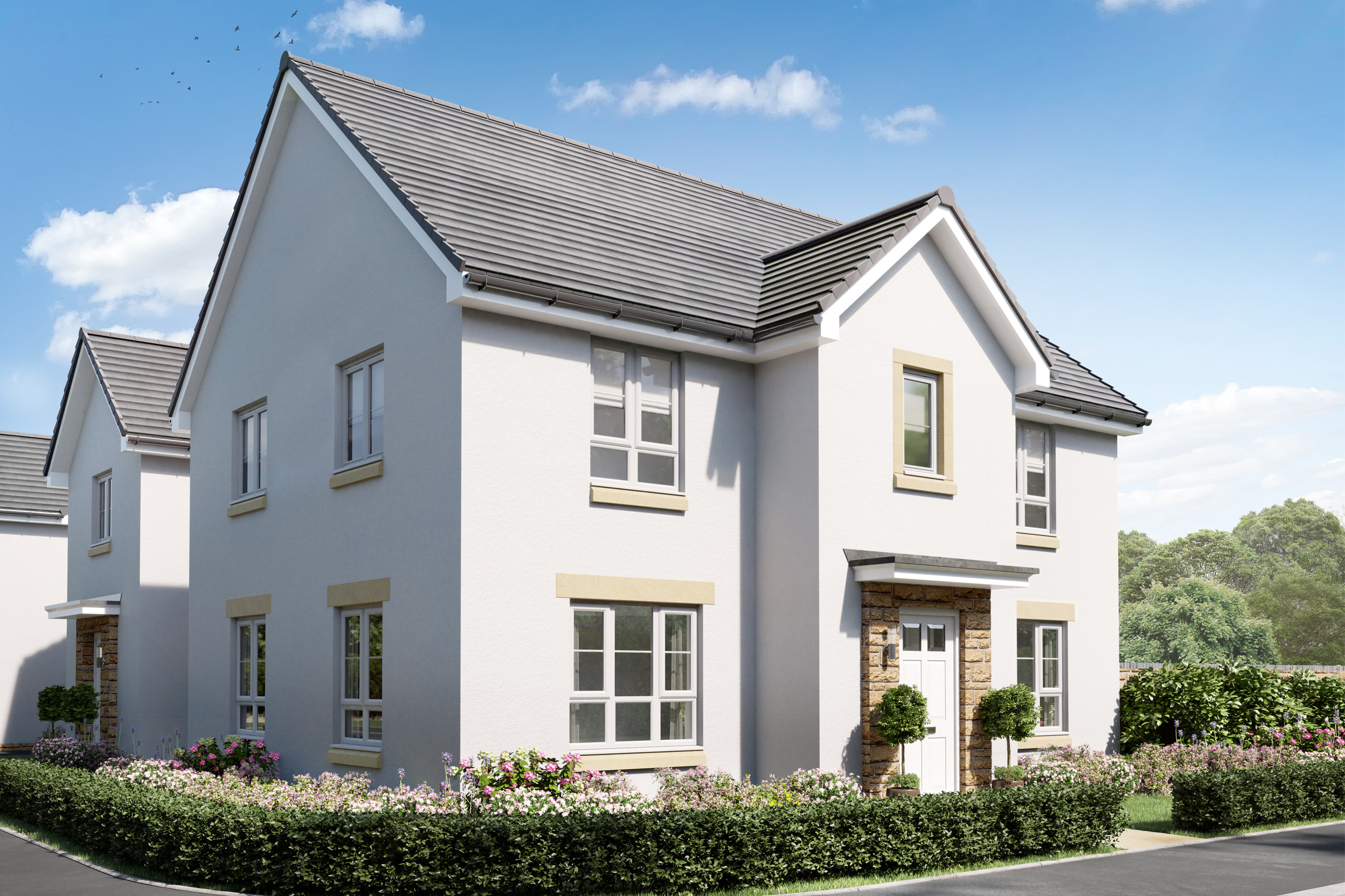 Outside View Of Campbell 4 Bedroom Detached Home