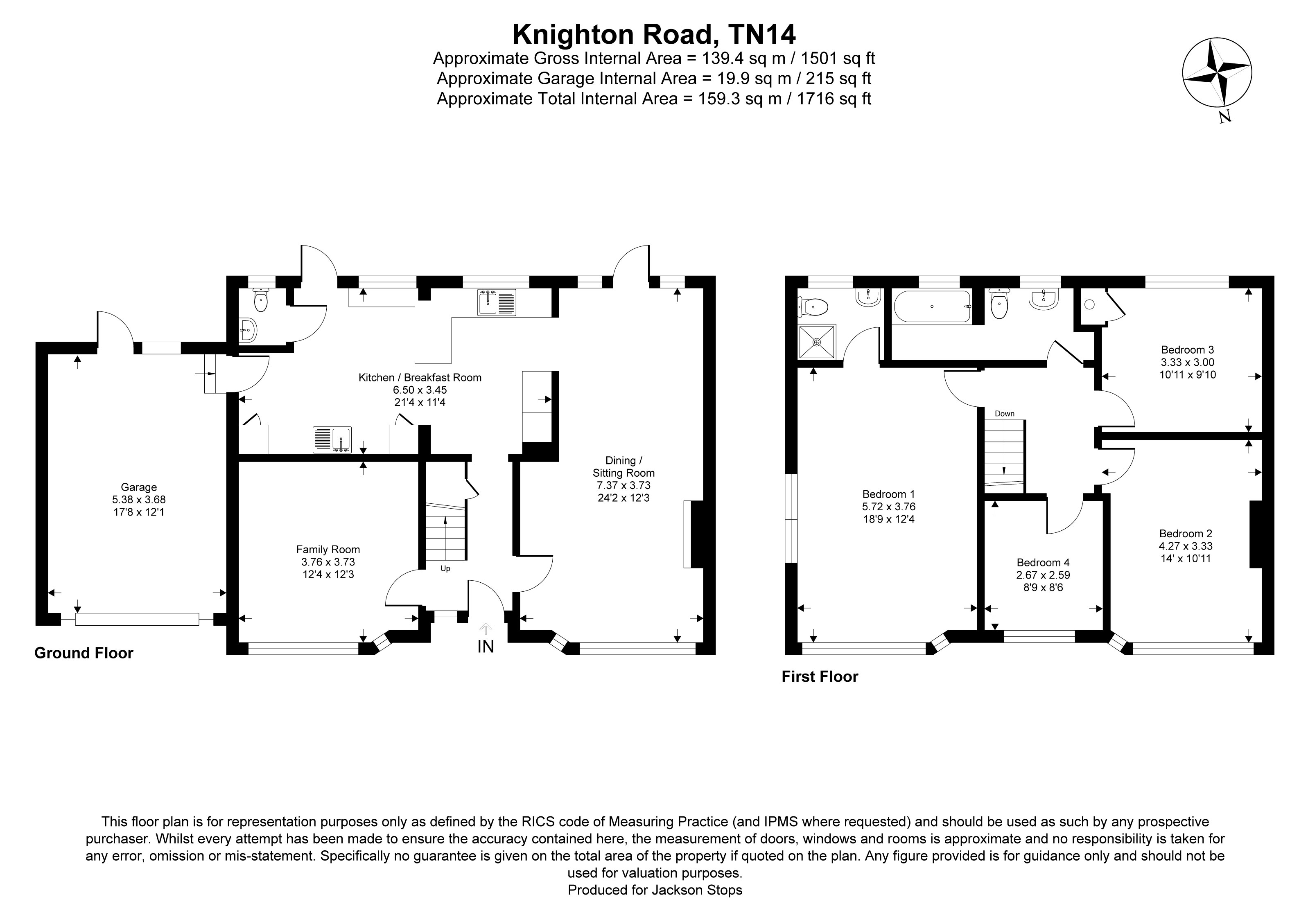 1, Knighton Road, Sevenoaks floorplan
