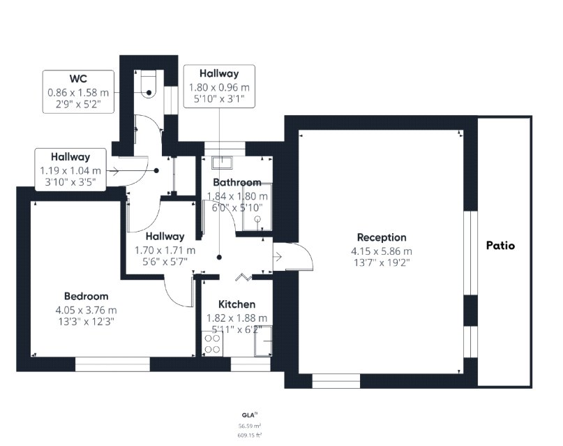 Strathearn House, Strathearn Place floorplan