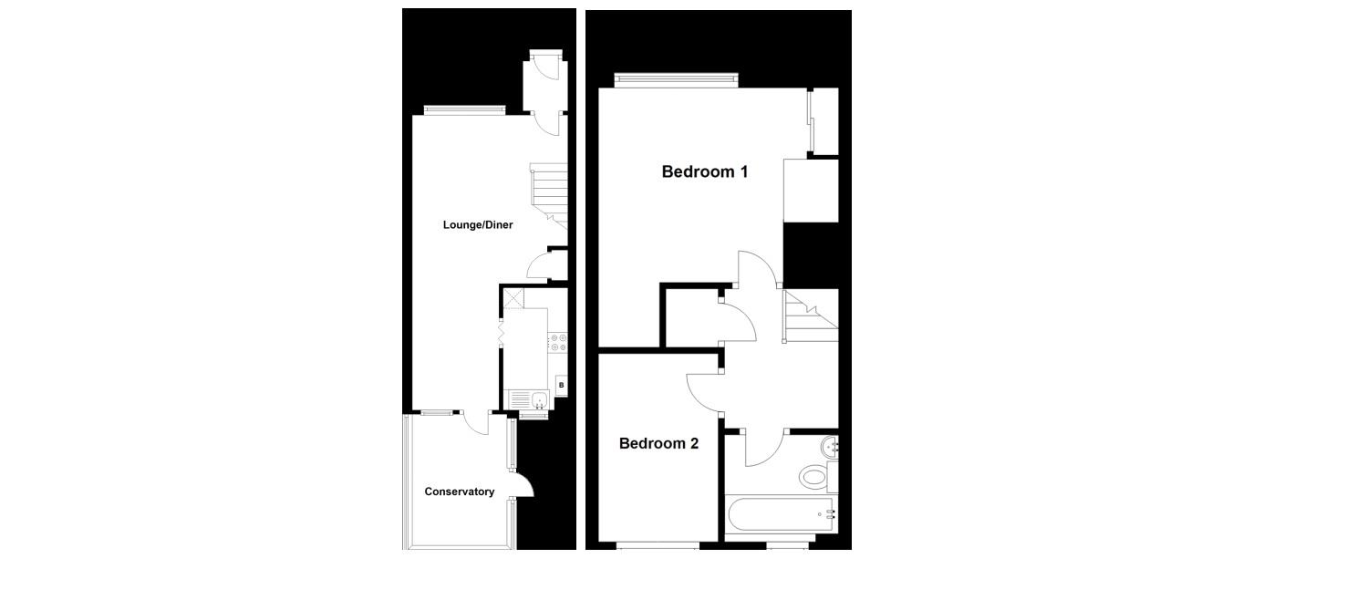 2 Bedrooms Terraced house to rent in Camelot Close, Southwater, Horsham RH13