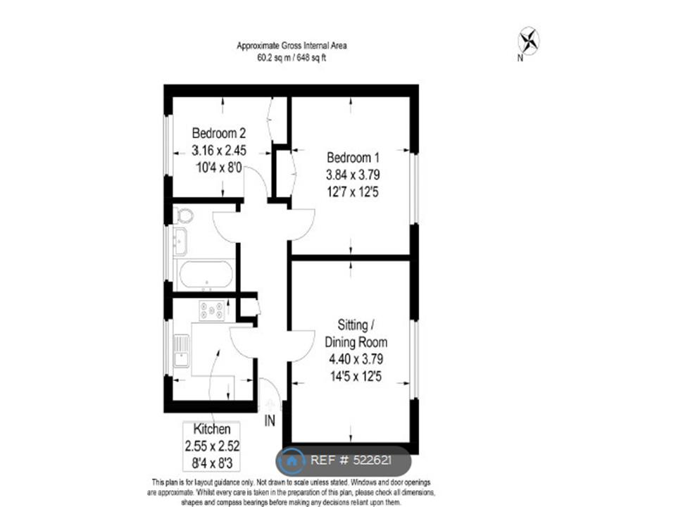 2 Bedrooms Flat to rent in Rodwell Close, Ruislip HA4