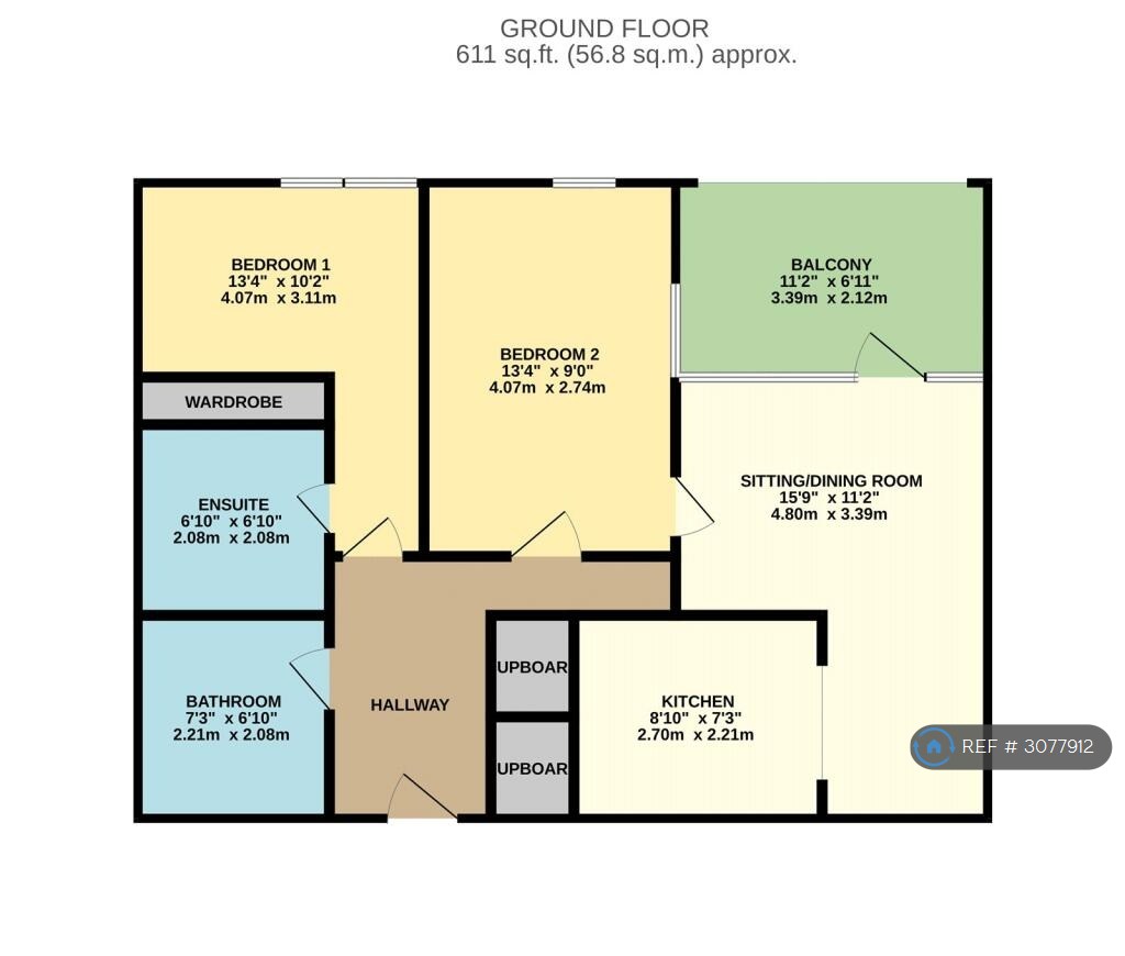 City Court Lower Canal Walk, Southampton floorplan