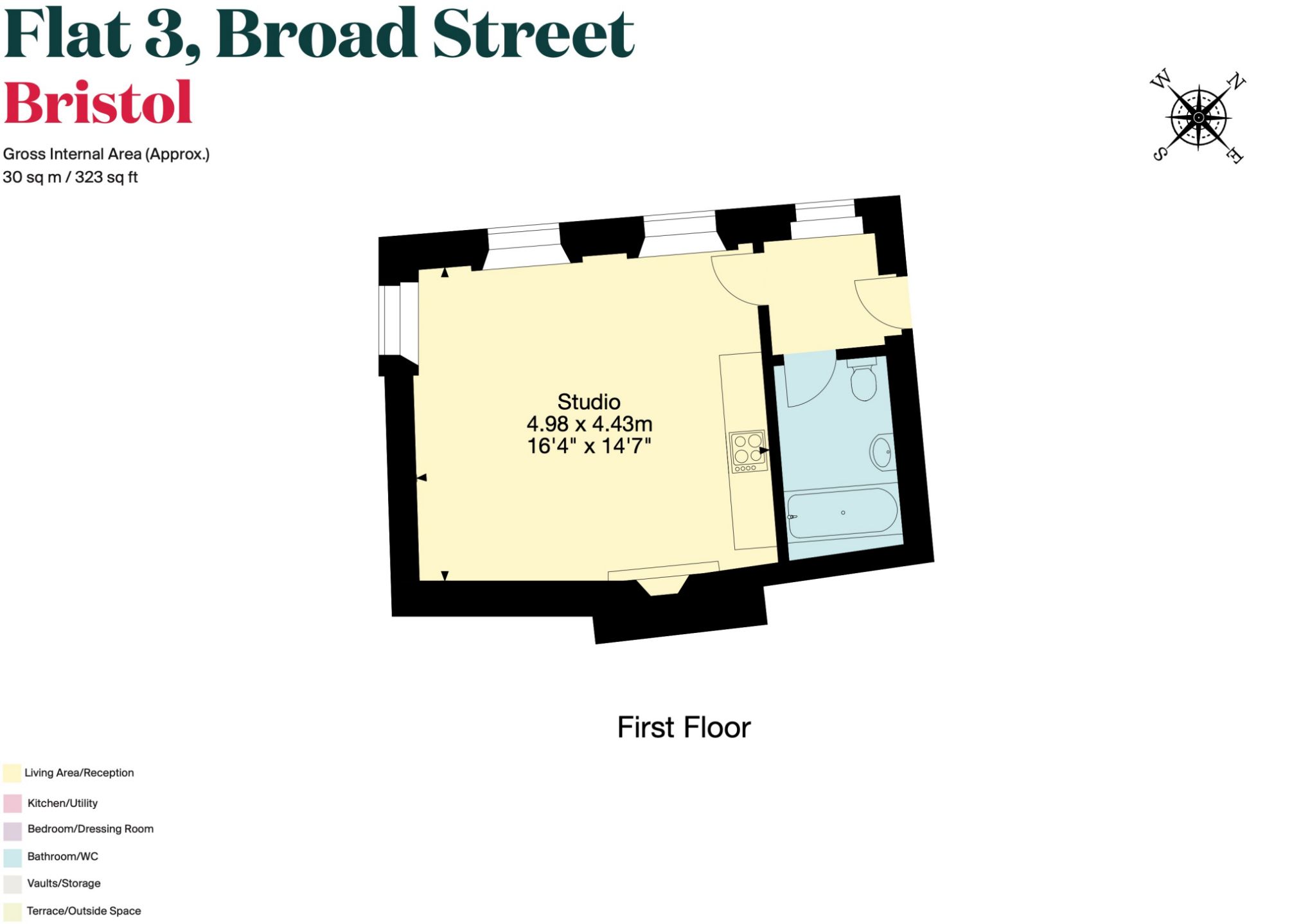 The Rose Nobel, Bristol floorplan