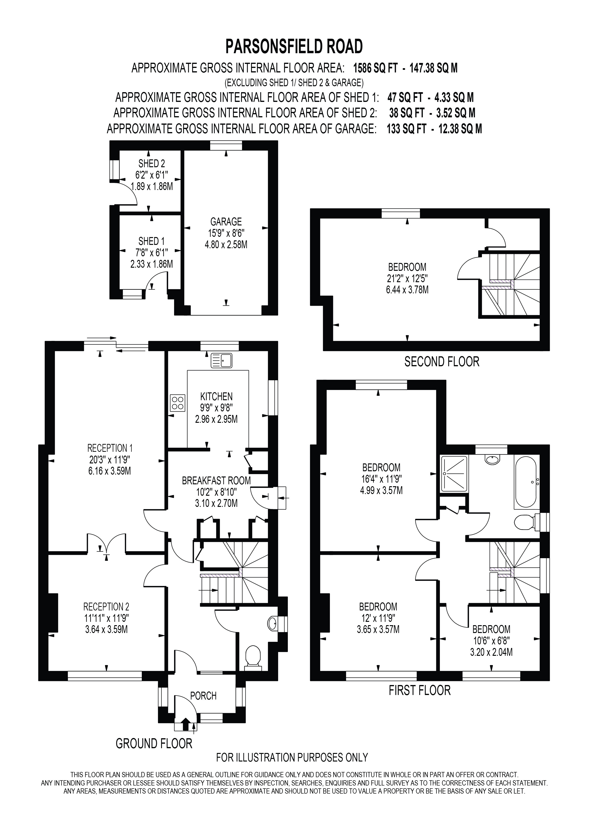 37, Parsonsfield Road, Surrey floorplan