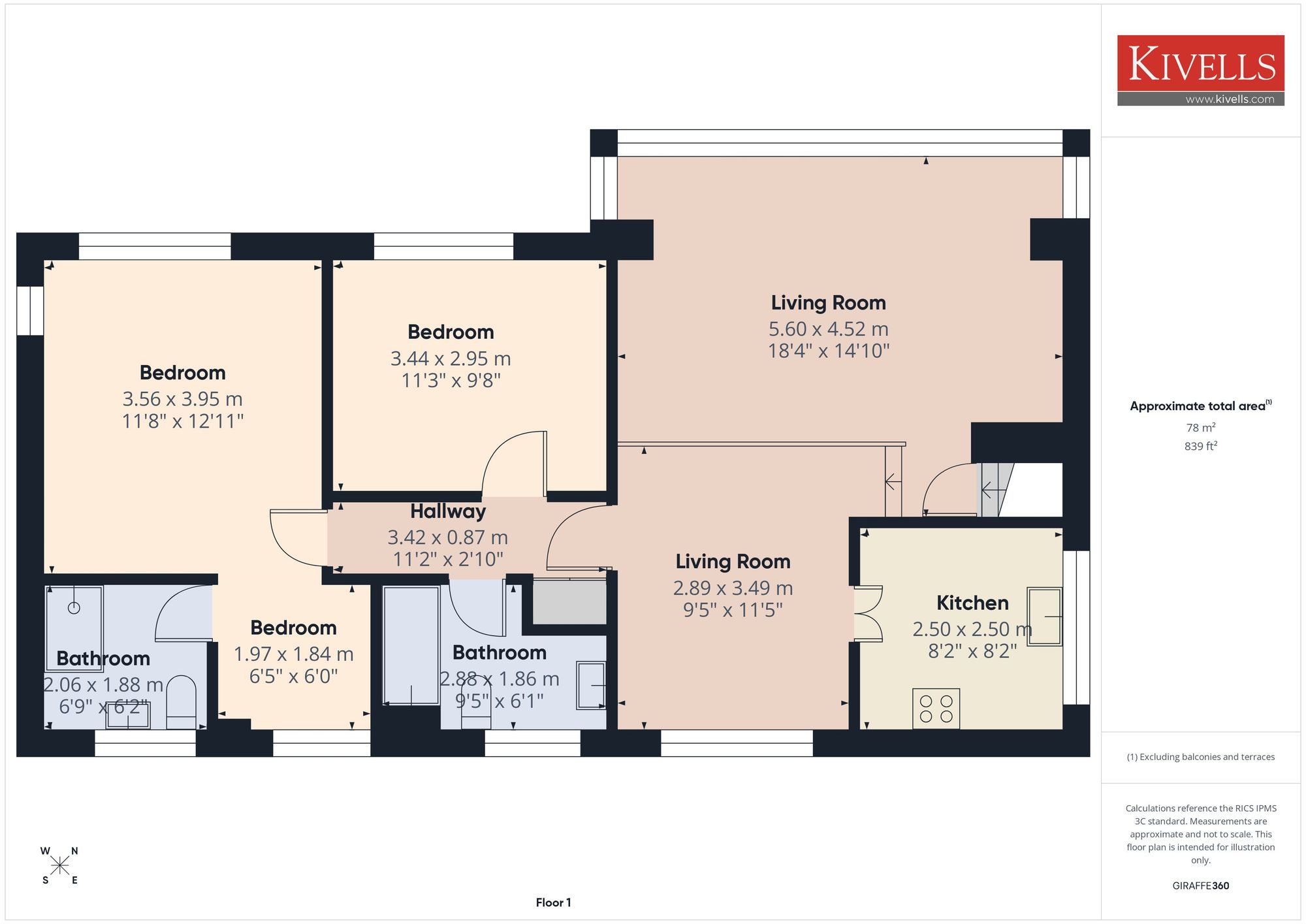 Westcote House, Tintagel floorplan