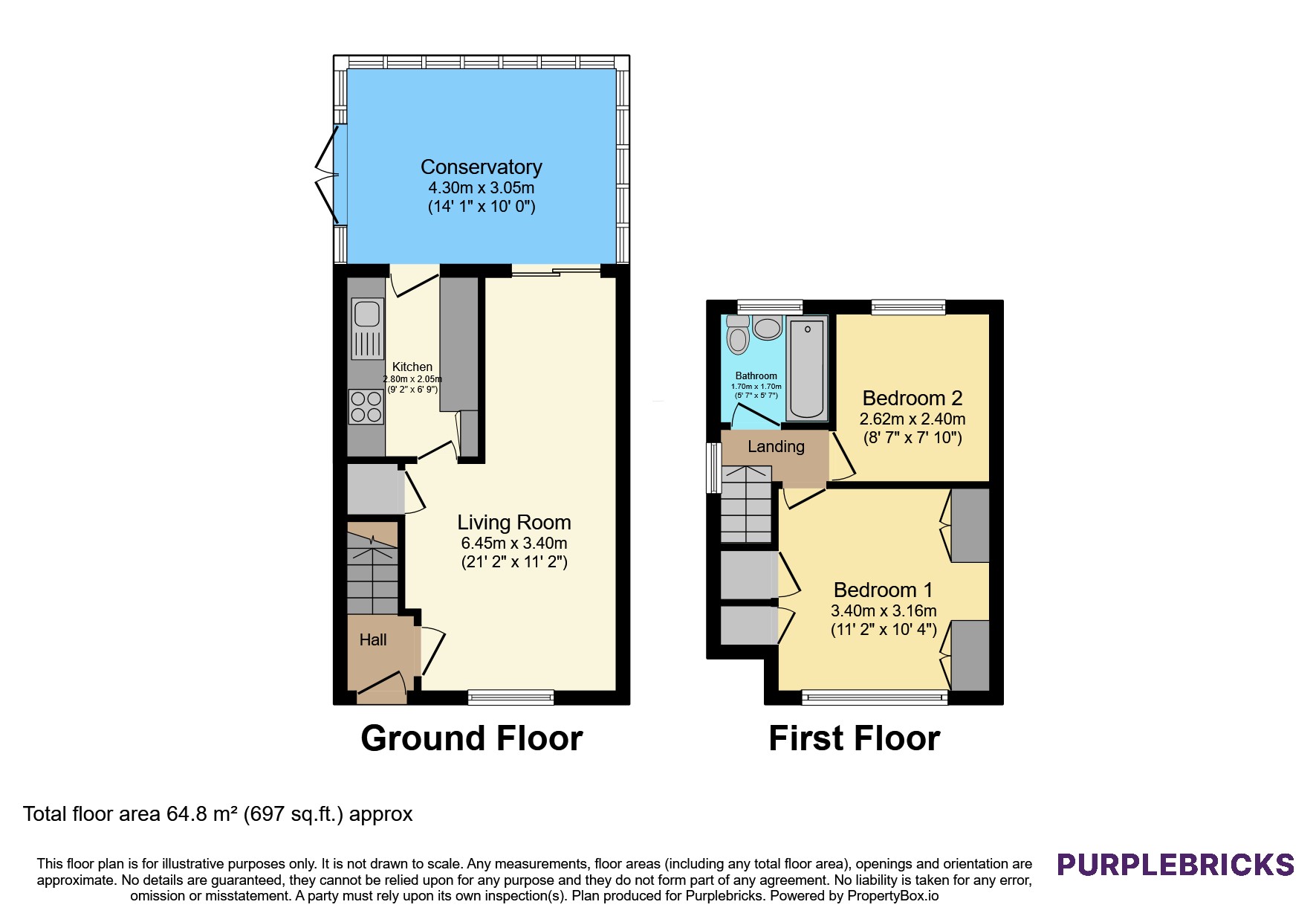 160, Longfellow Road, Worcester Park floorplan