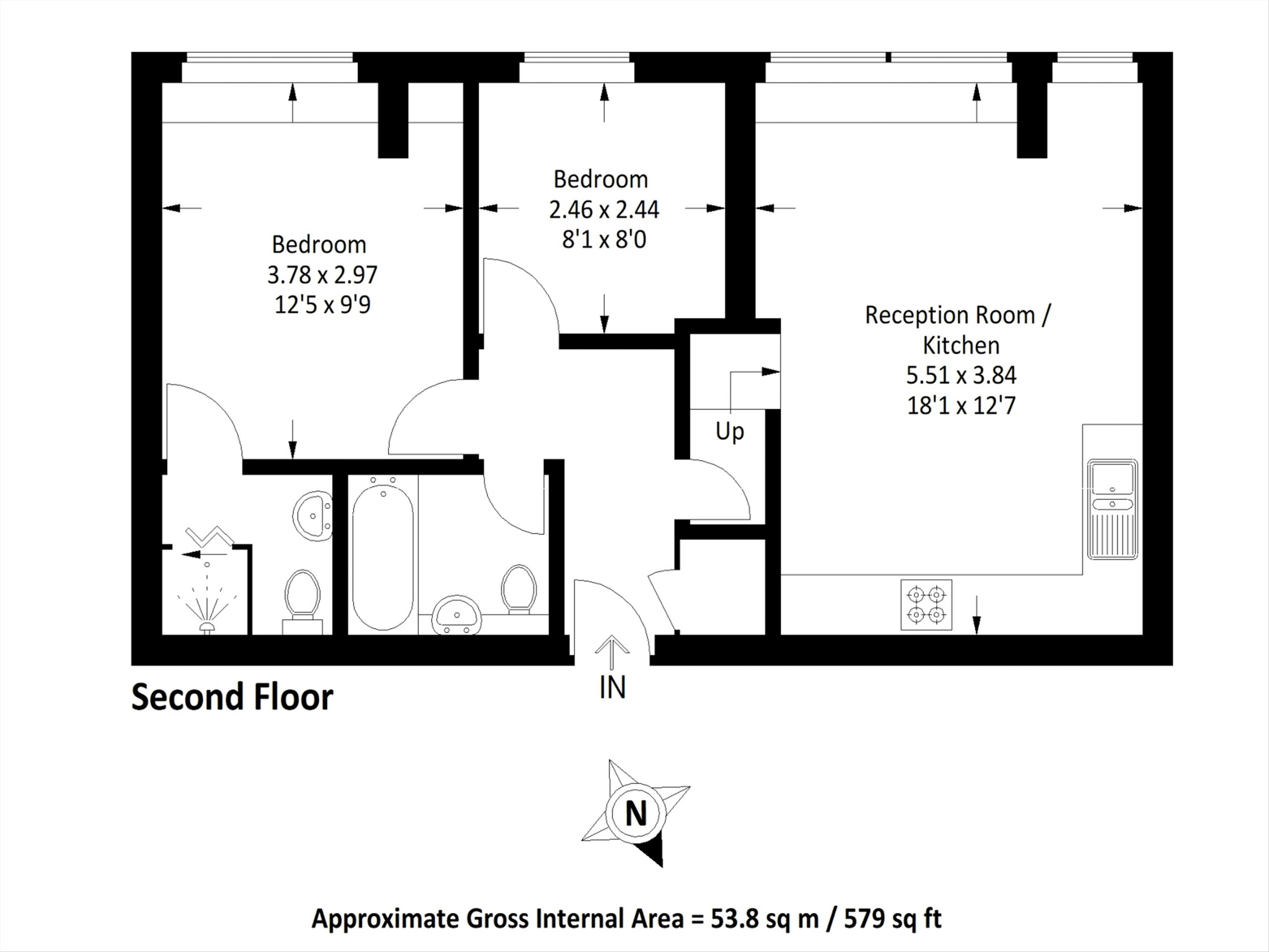 Calderwood Street, Woolwich floorplan