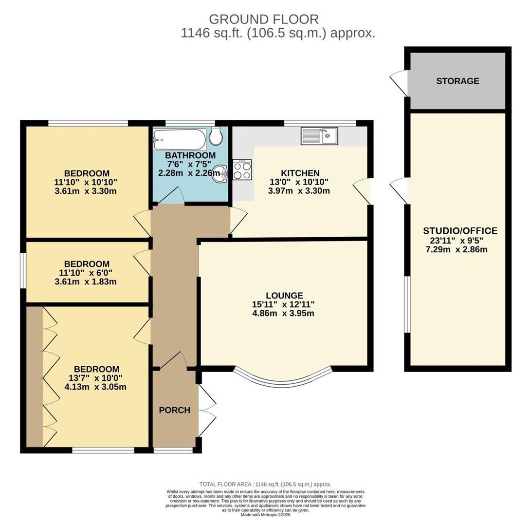 19, Boundary Road, Red Lodge floorplan