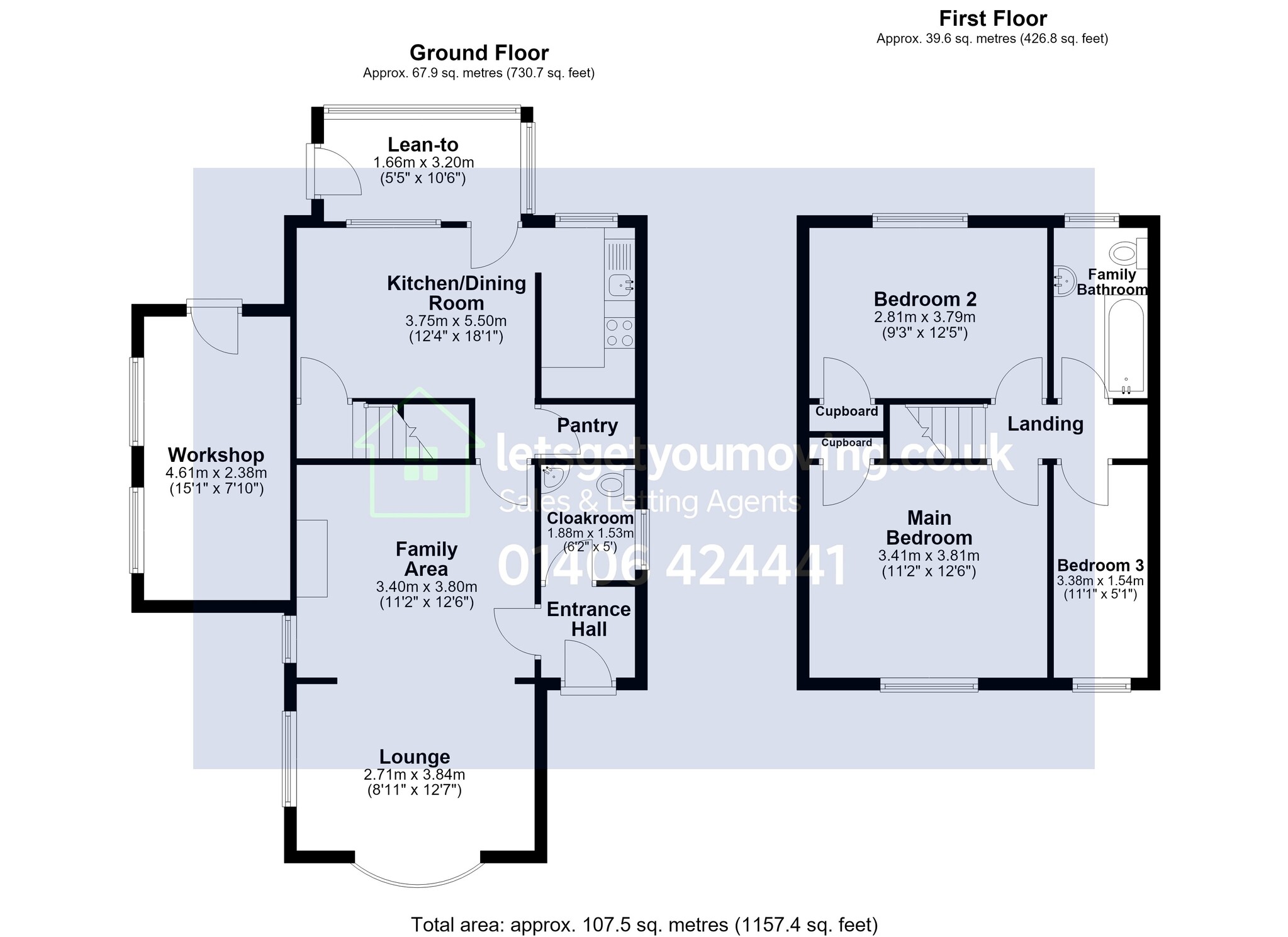Rose Cottage  Millgate, Whaplode St. Catherines floorplan