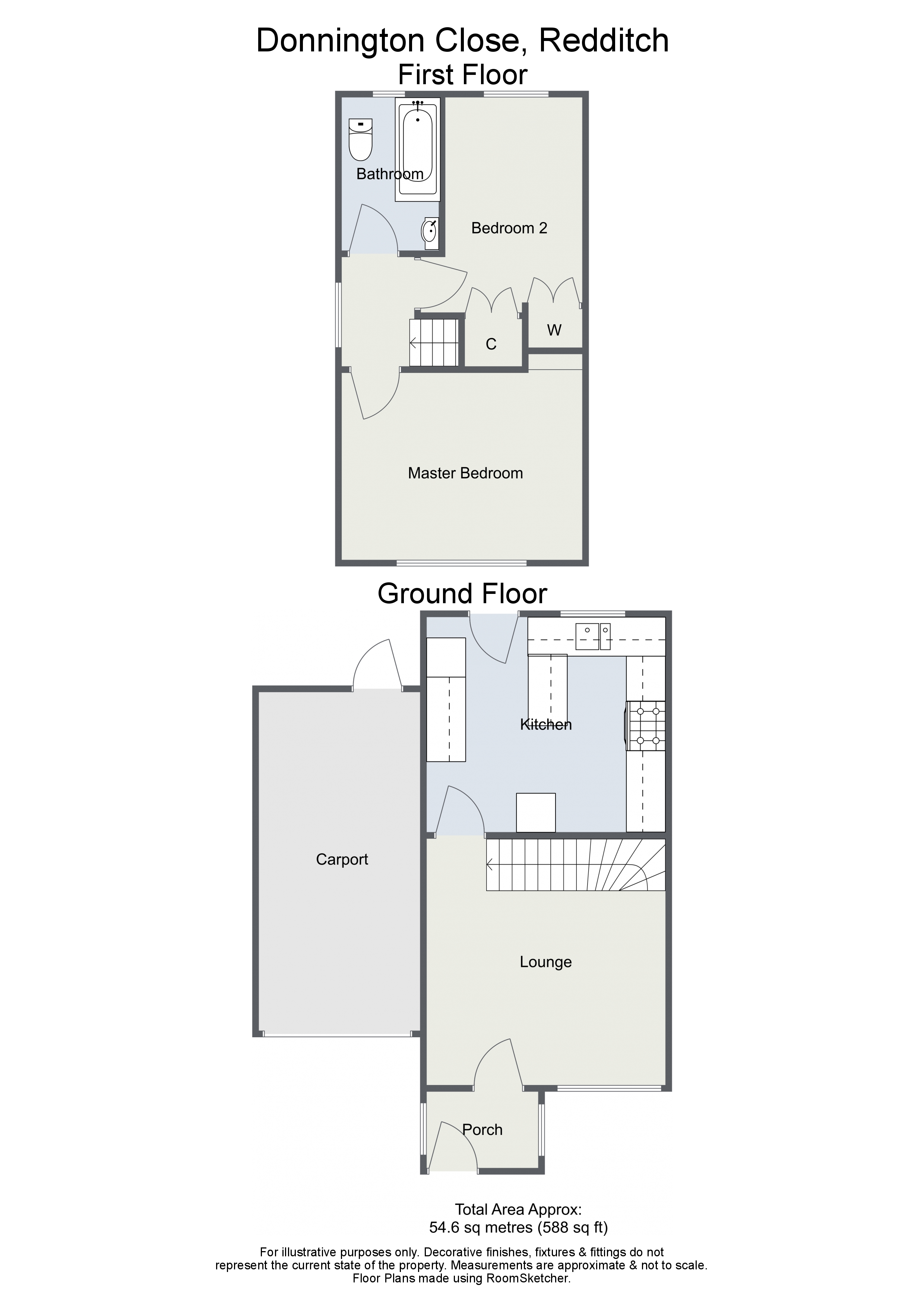 2 bed semidetached house for sale in Donnington Close, Church Hill