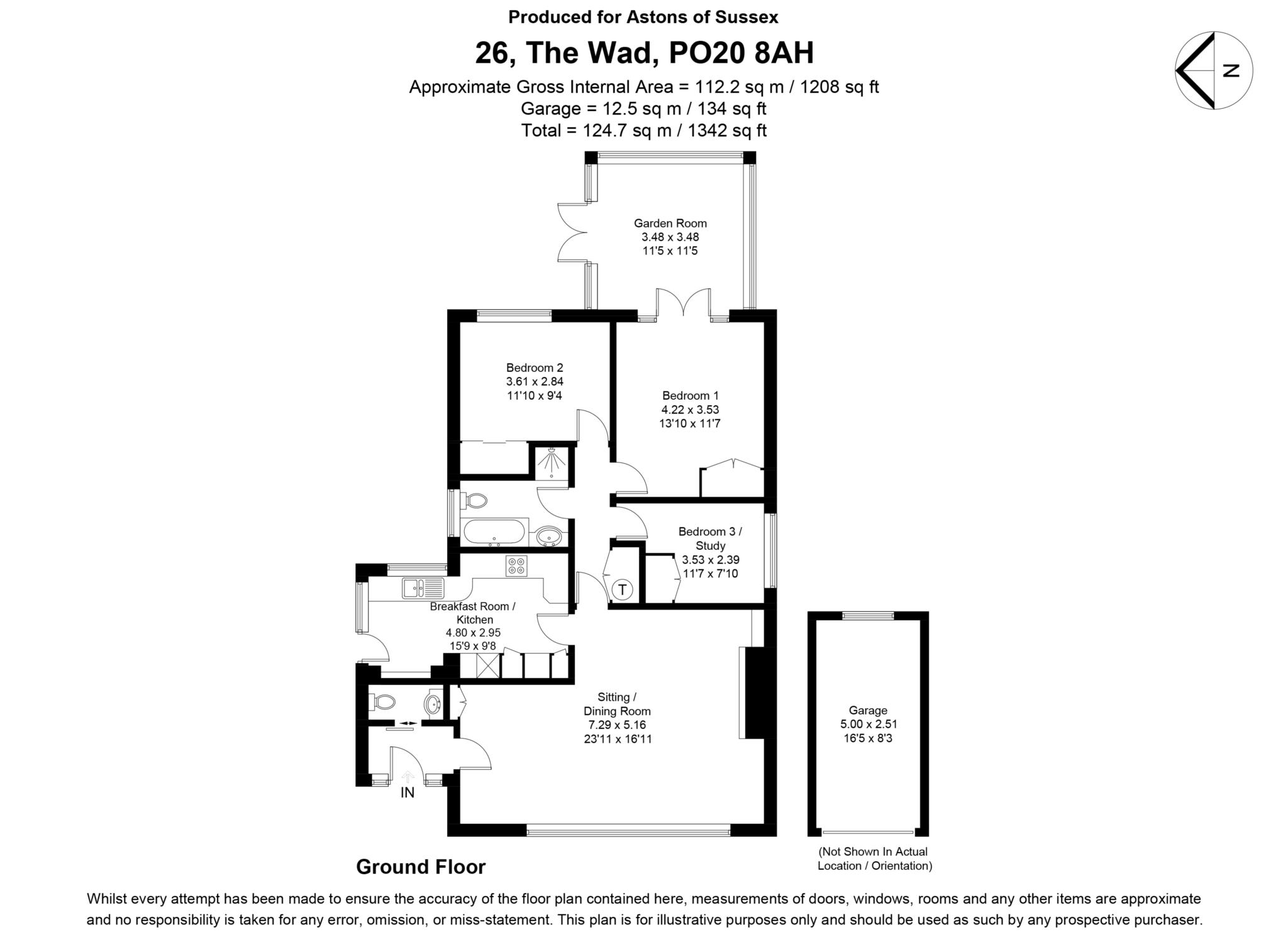 26, The Wad, Chichester floorplan