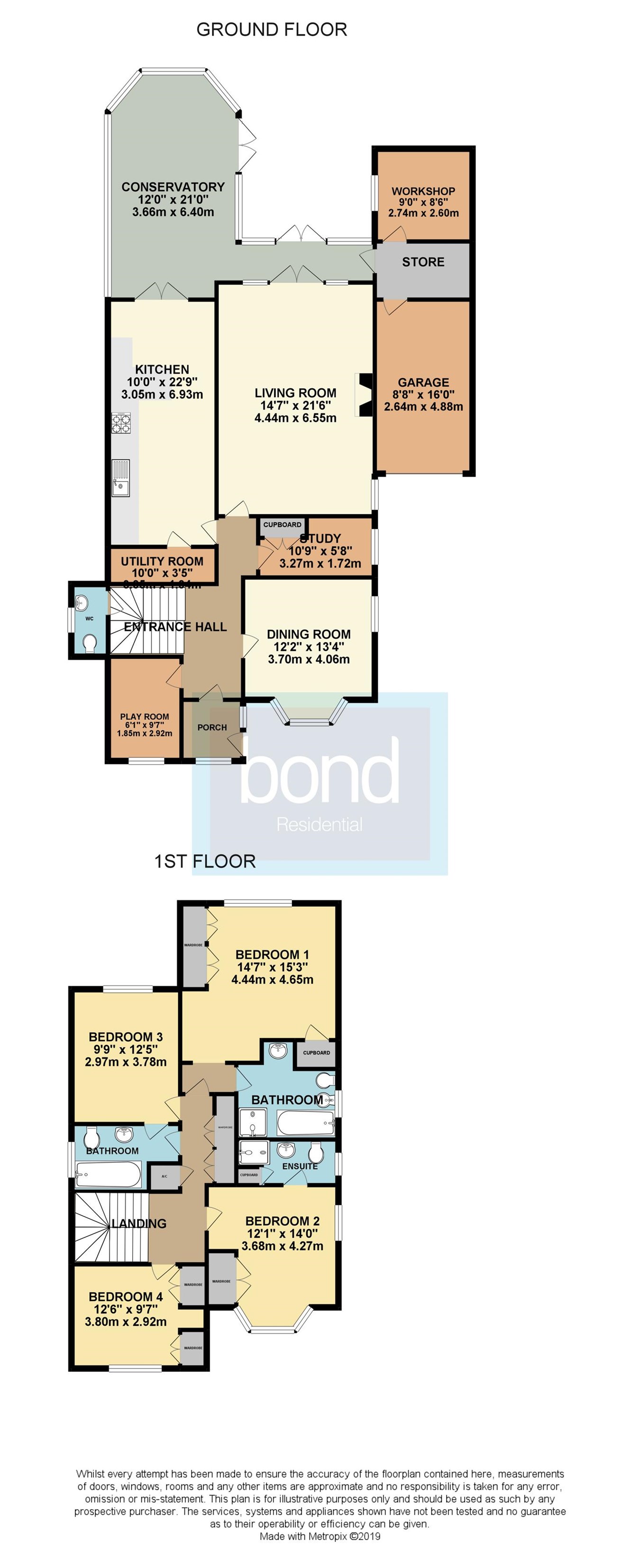 4 Bedrooms Link-detached house for sale in Galleywood Road, Chelmsford CM2