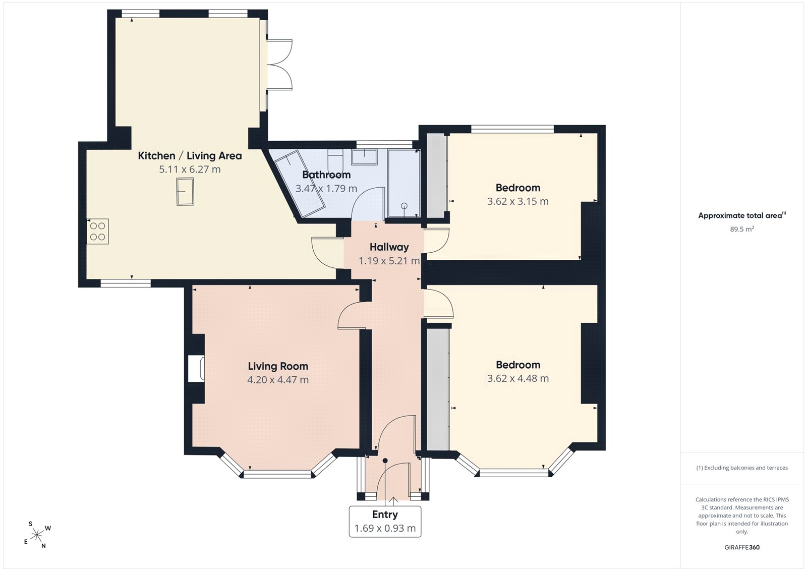 92, Highfield Road, Tyne and Wear floorplan