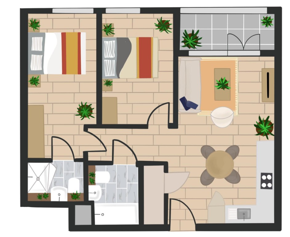 V181, Enclave, Birmingham City, 52 Lower Essex Street, Birmingham floorplan