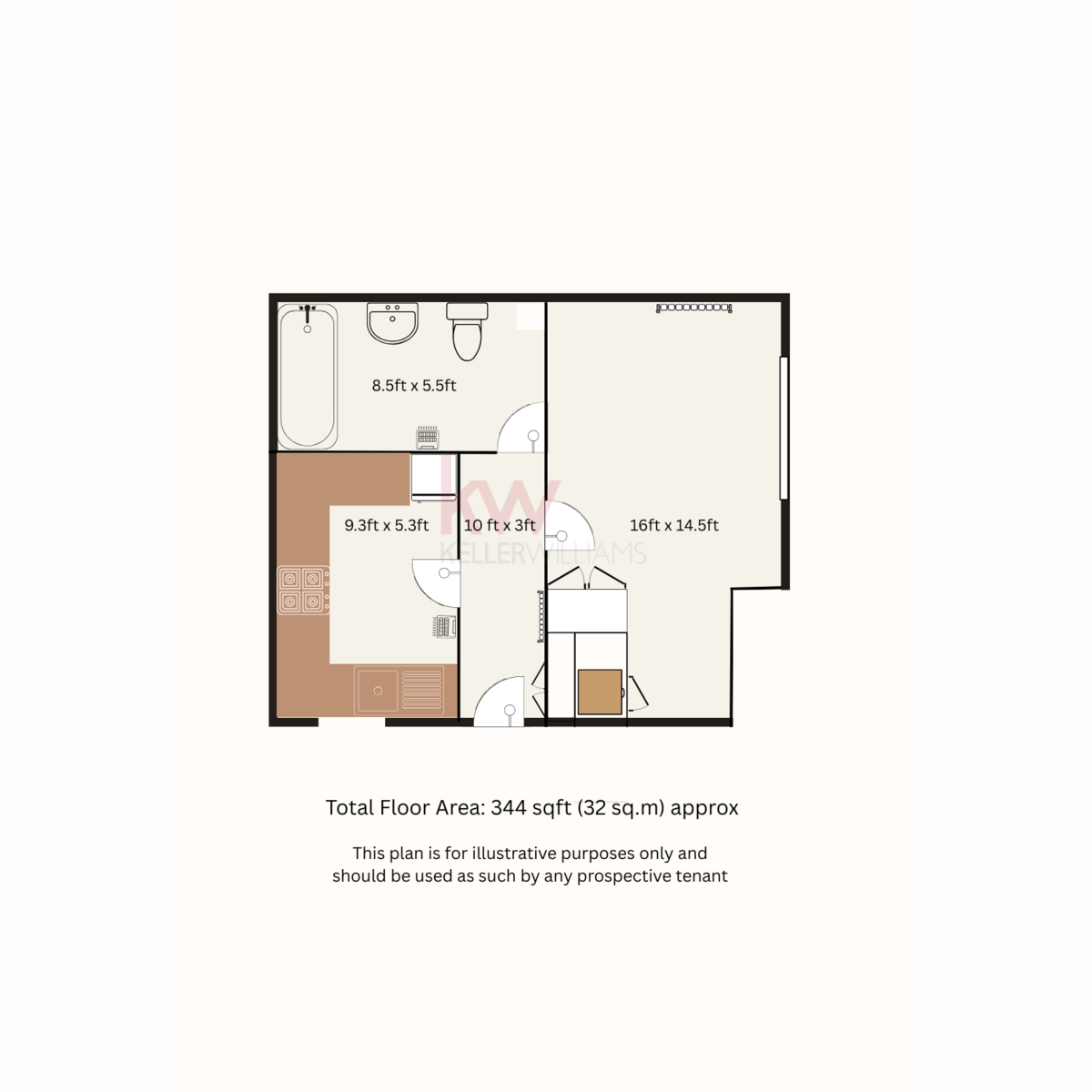 60, Bradman Way, Stevenage floorplan