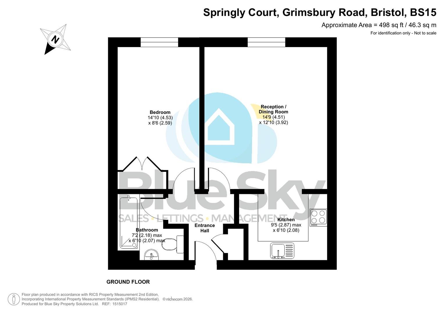 46 Springly Court, Grimsbury Road, Bristol floorplan
