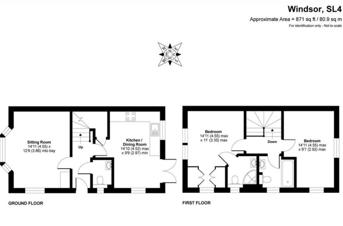 1 Homelands, North Street, Windsor floorplan
