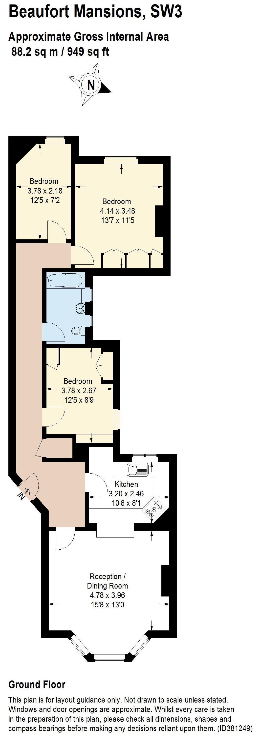 3 Bedrooms Flat to rent in Beaufort Street, Chelsea SW3