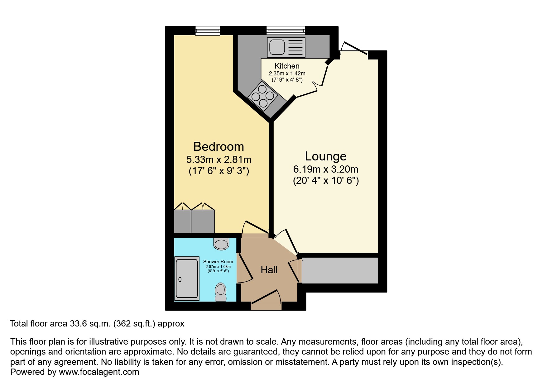Buckingham Court Phase 1, Middleton on Sea floorplan