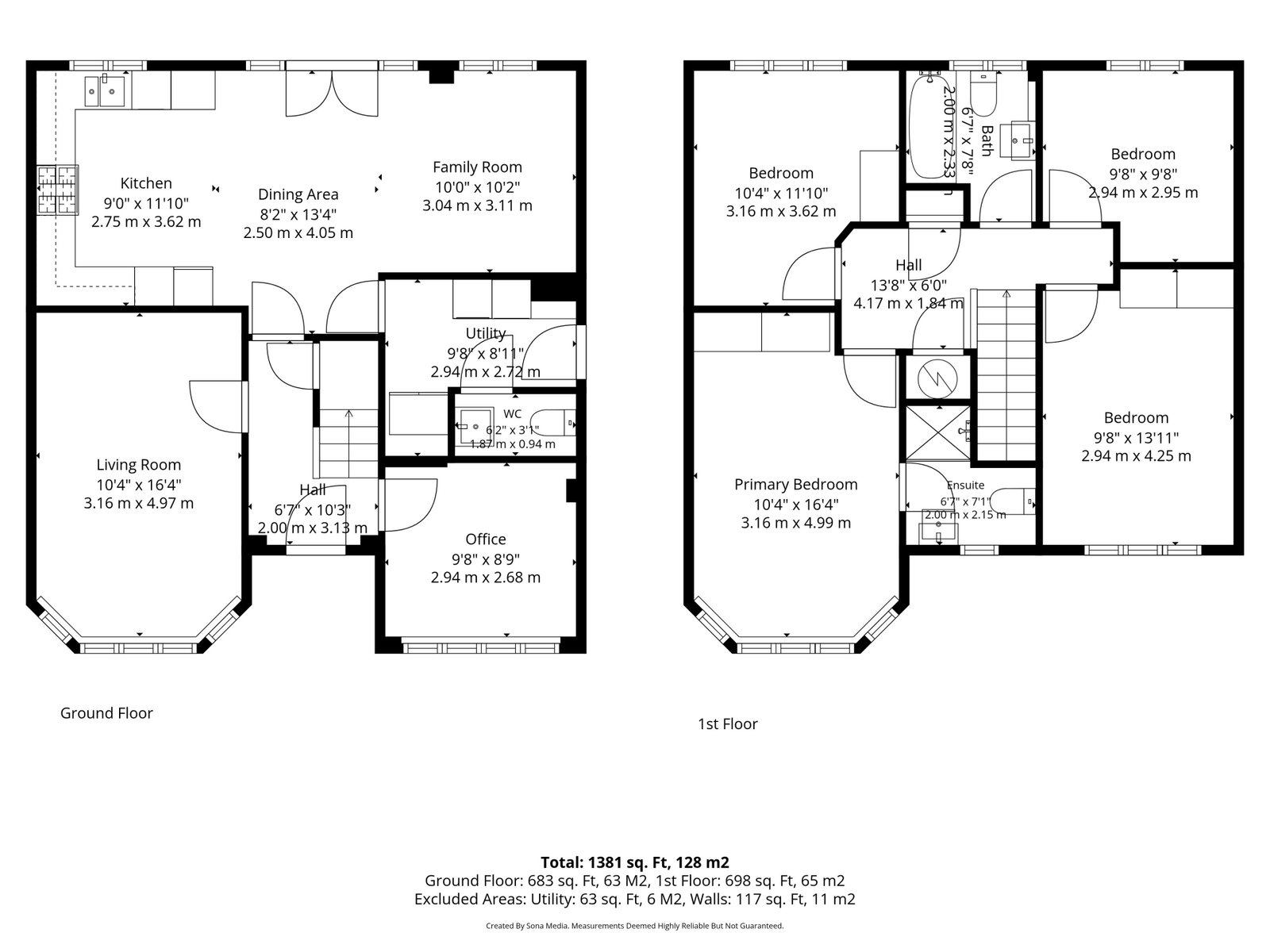 51 Moorgate Drive, Manchester floorplan