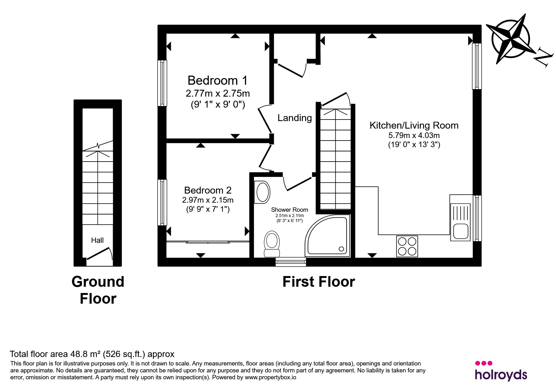 2, Hollings Court, Hollings Street, Bingley floorplan