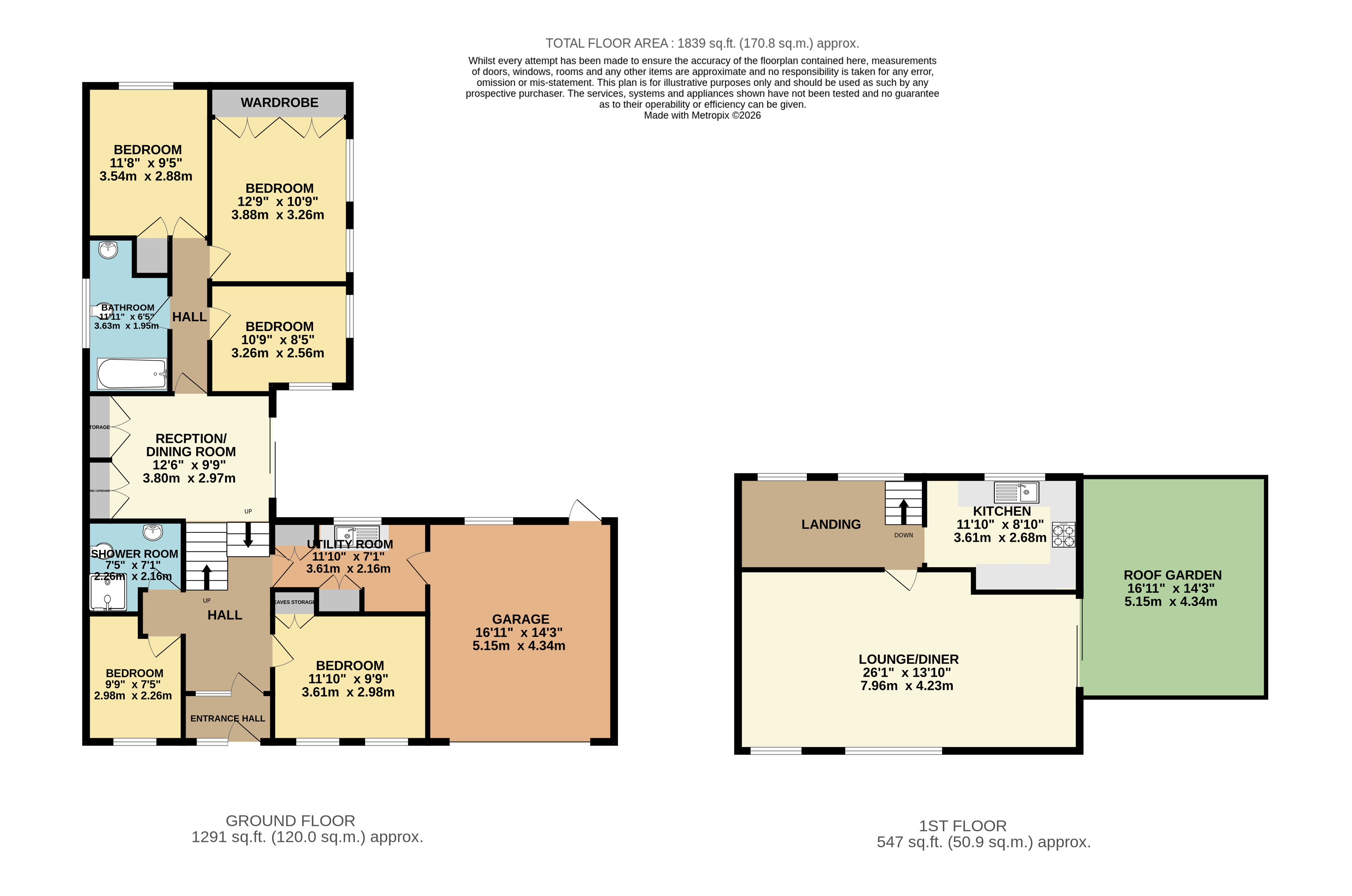 13, St. Hilary Close, Bristol floorplan
