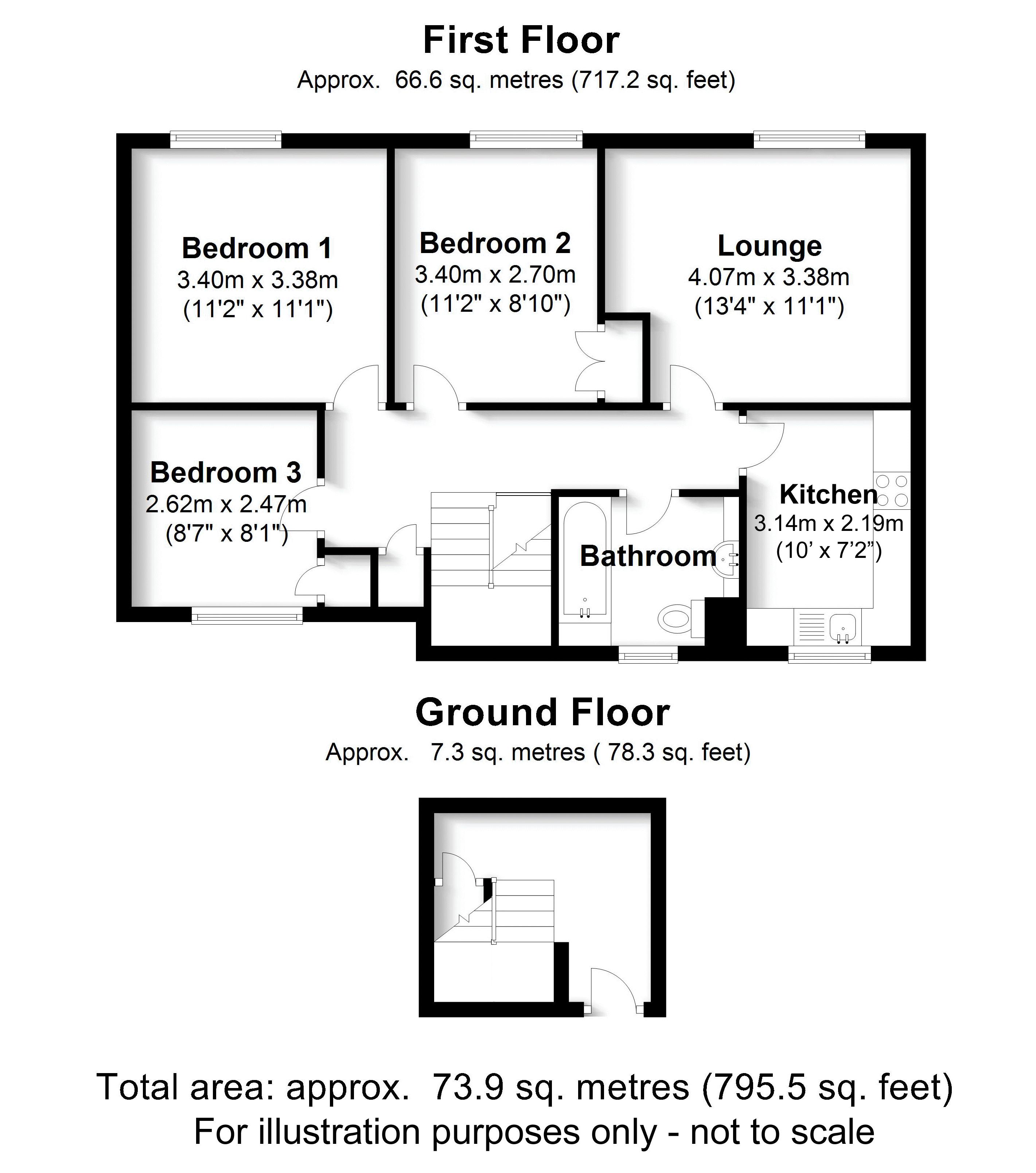 3 Bedrooms Maisonette to rent in Switchback Road North, Maidenhead SL6