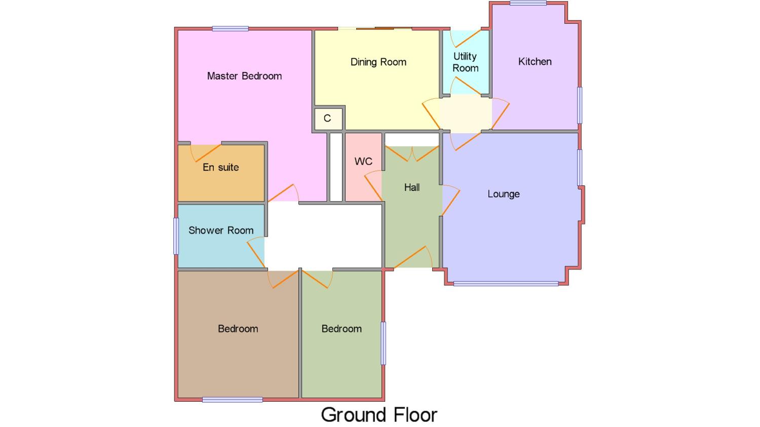 3 bed bungalow for sale in Slacks Lane, Pilsley, Chesterfield