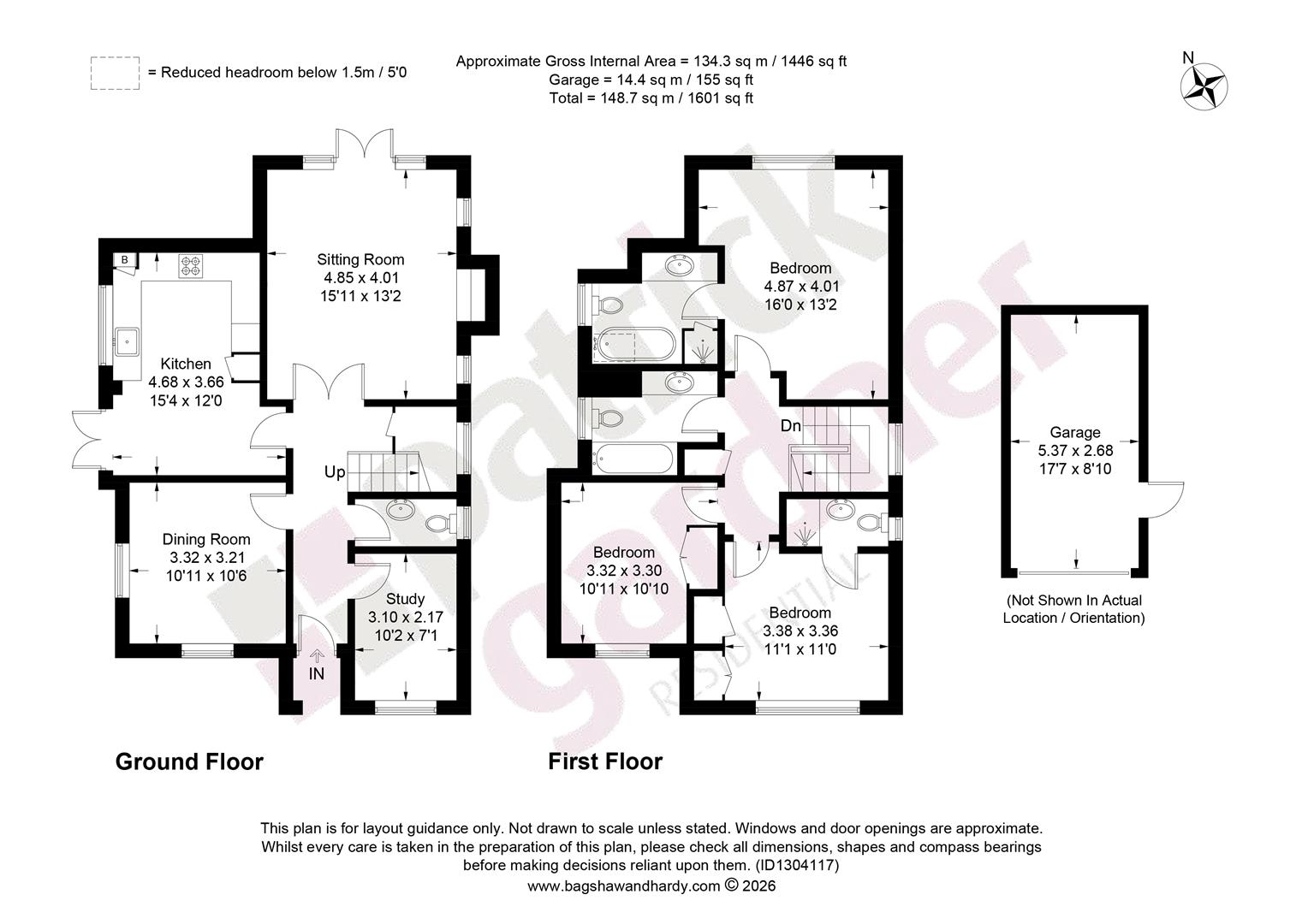 9, Redcote Place, Dorking floorplan