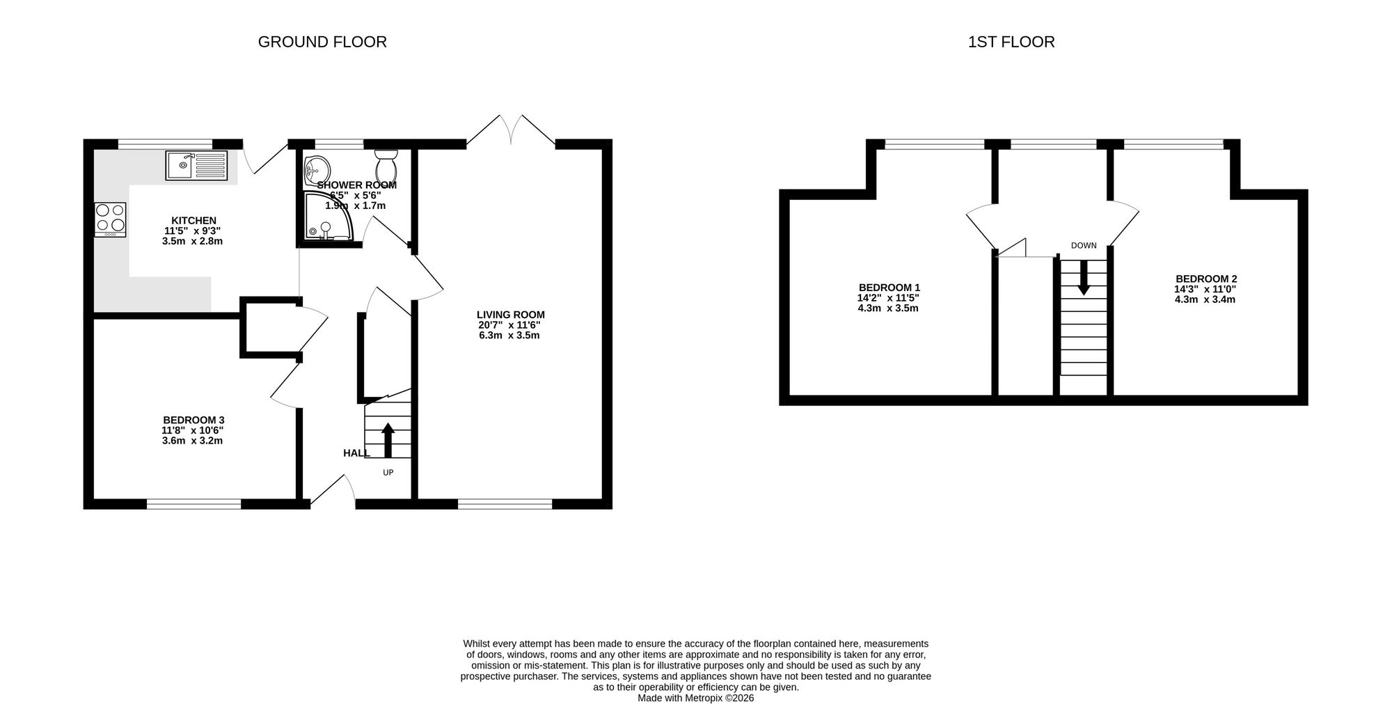 34 Macfarlane Place, Broxburn floorplan