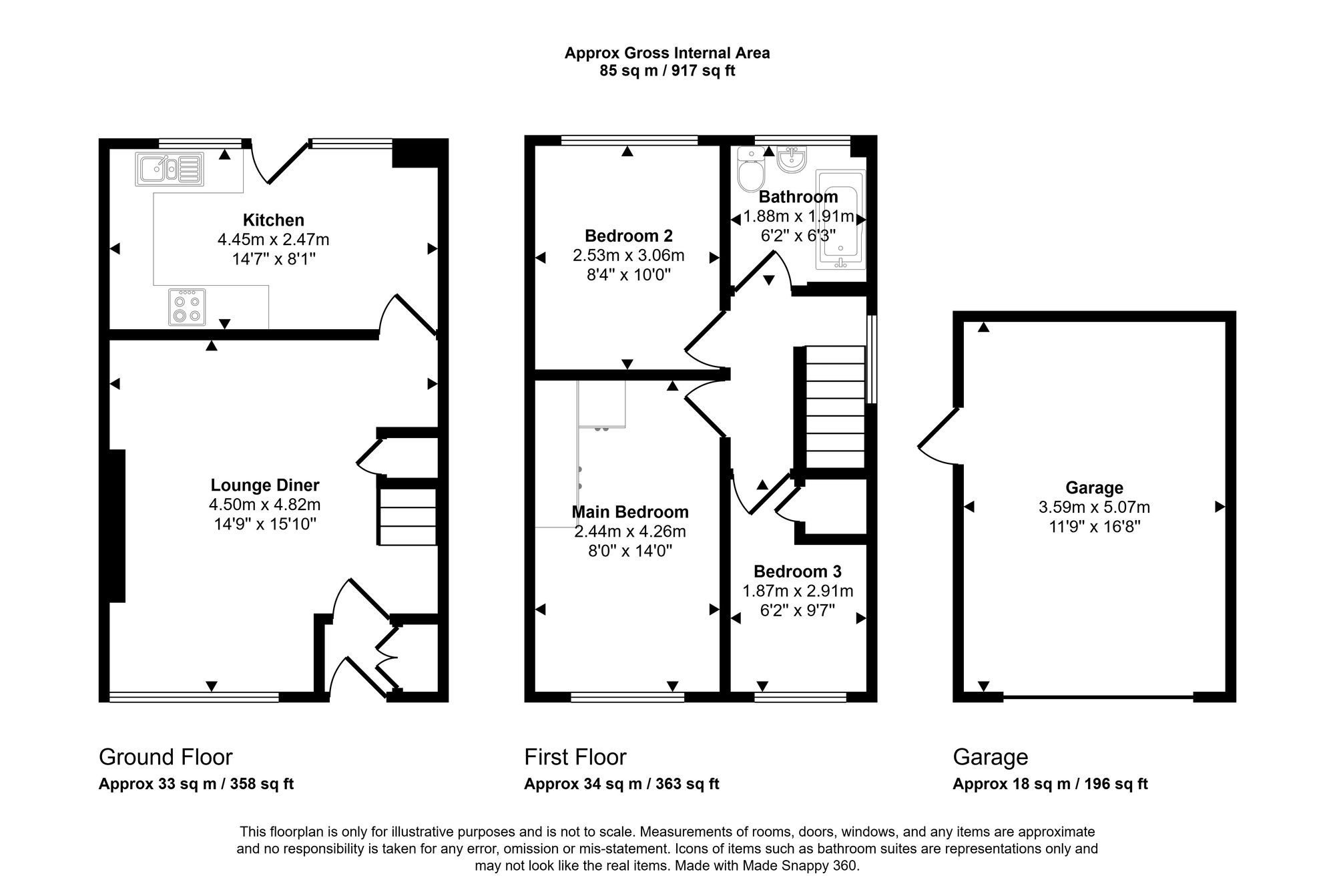23 Russeldene Road, Wigan floorplan
