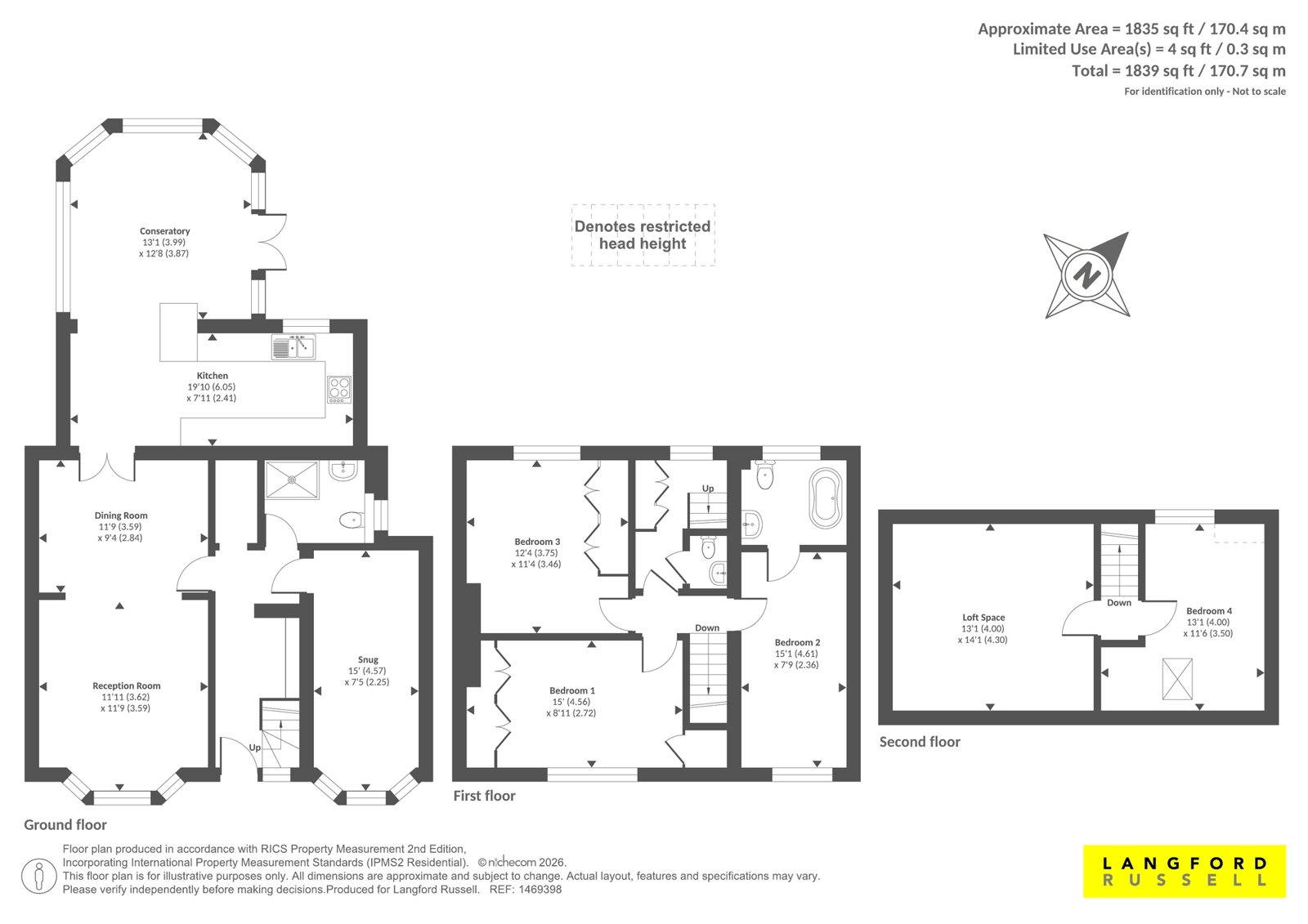 6, Ryecroft Road, Sevenoaks floorplan