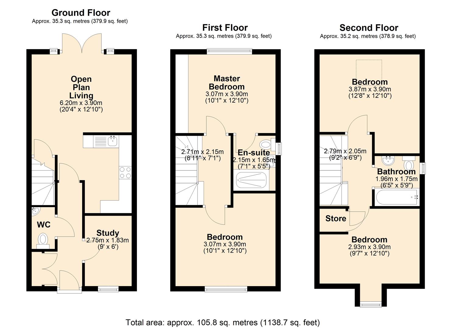 58, Brookbridge Road, Wigan floorplan