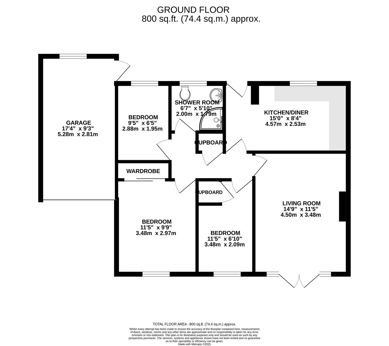 43, Pendre Close, Brecon floorplan