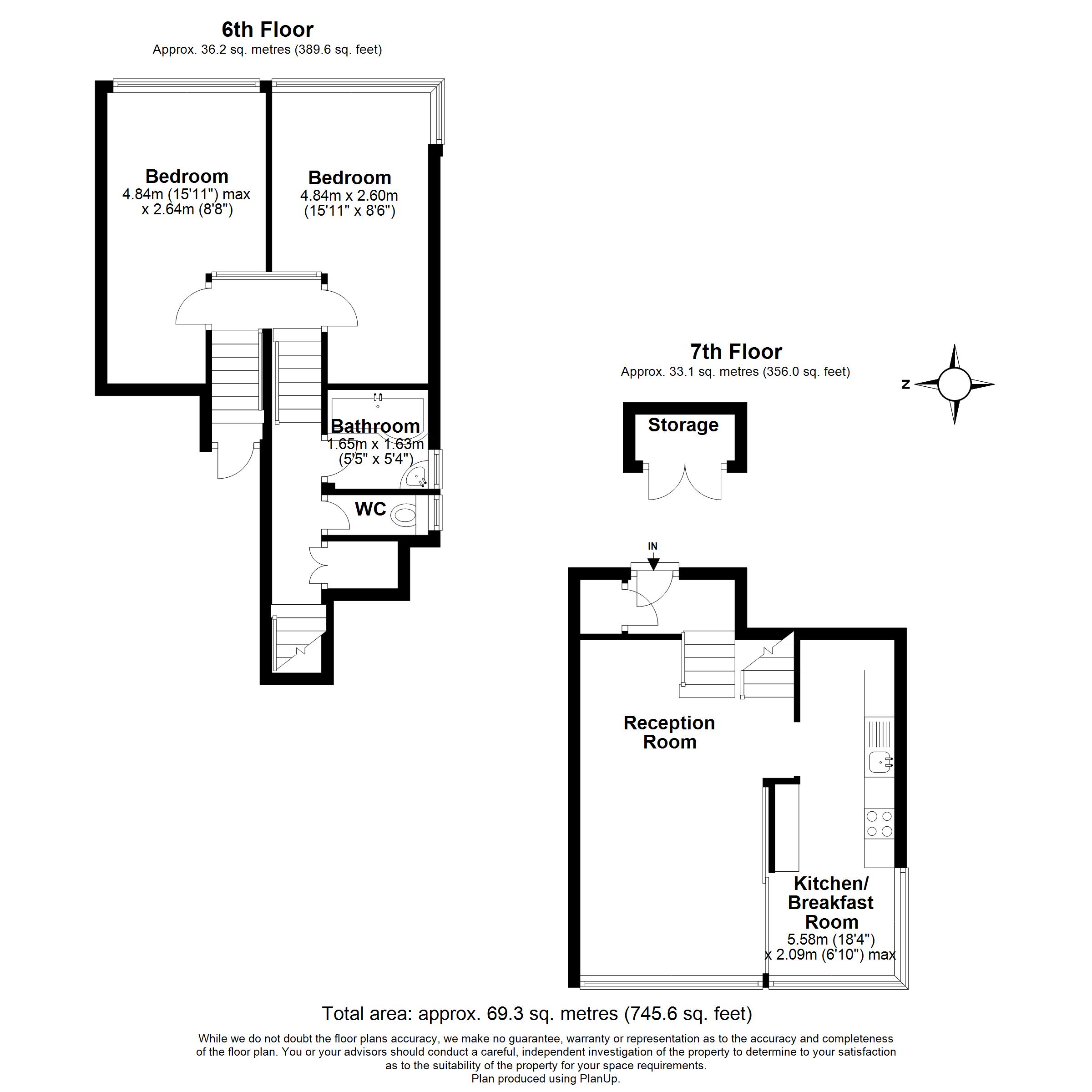 2 Bedrooms Maisonette for sale in Bunhill Row, London EC1Y