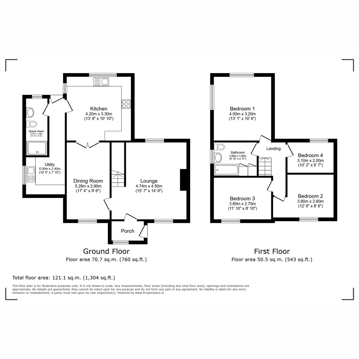 Flat Glandwr, 5, Ffordd Tan Y Bryn, Amlwch floorplan