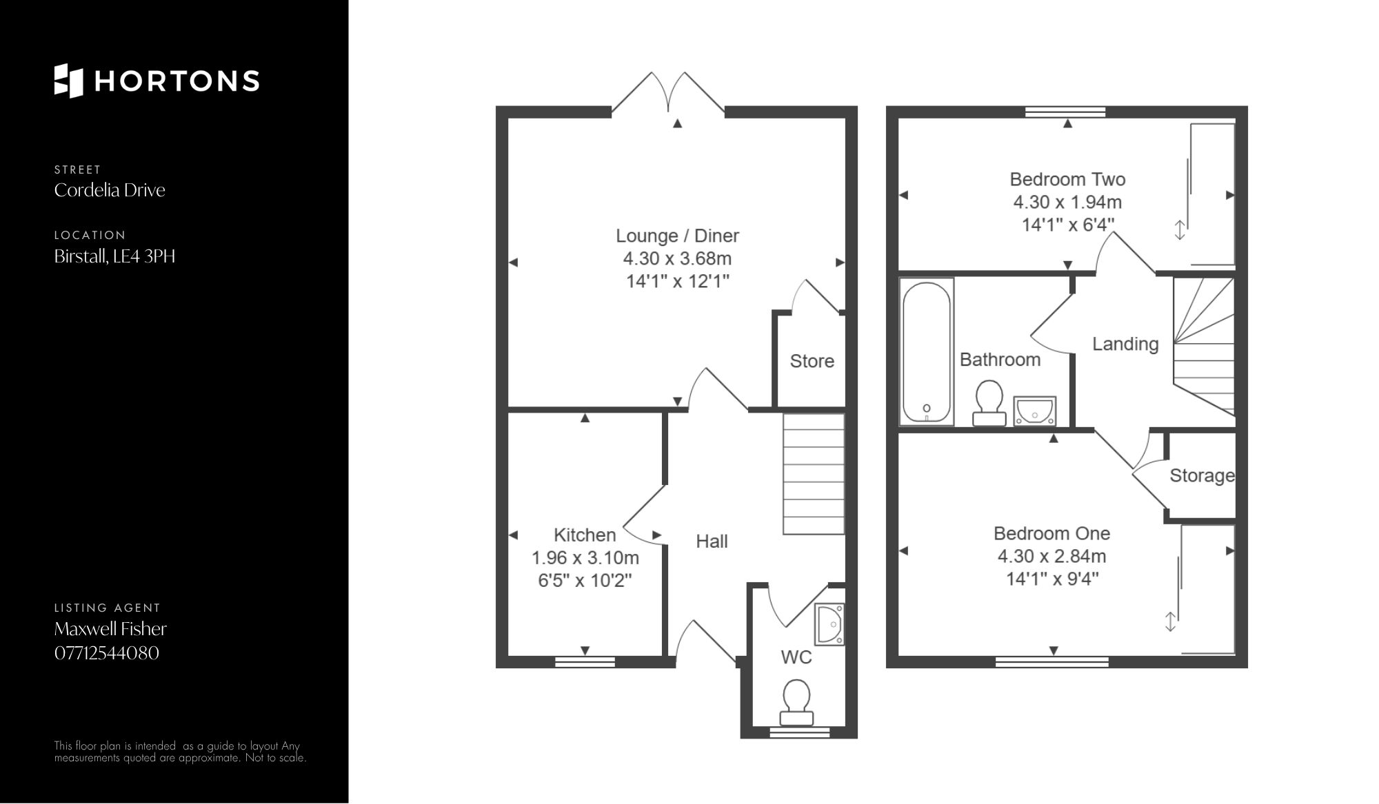 2 Cordelia Drive, Leicester floorplan