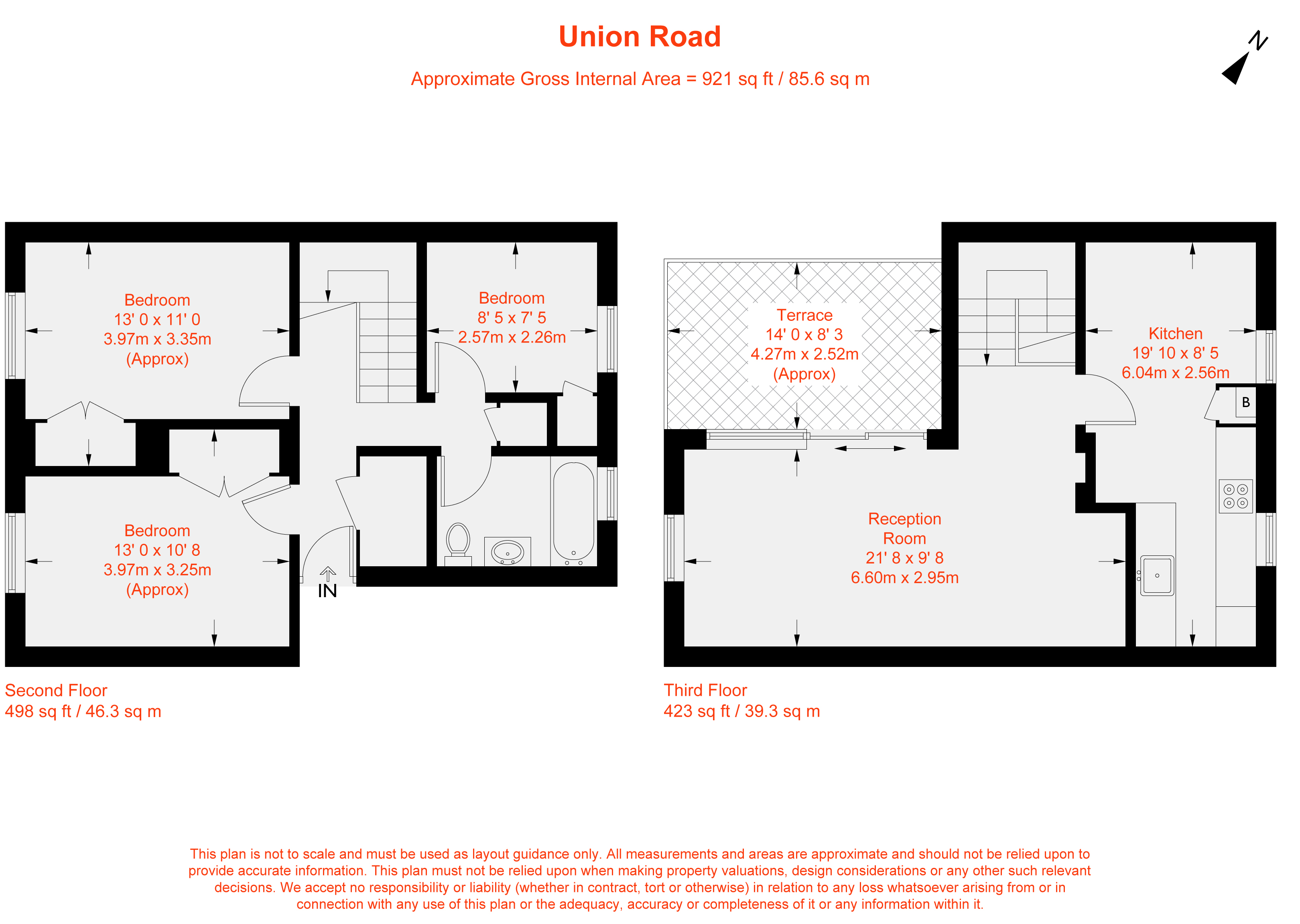 Flat 11, Haltone House, 78, Union Road, London floorplan