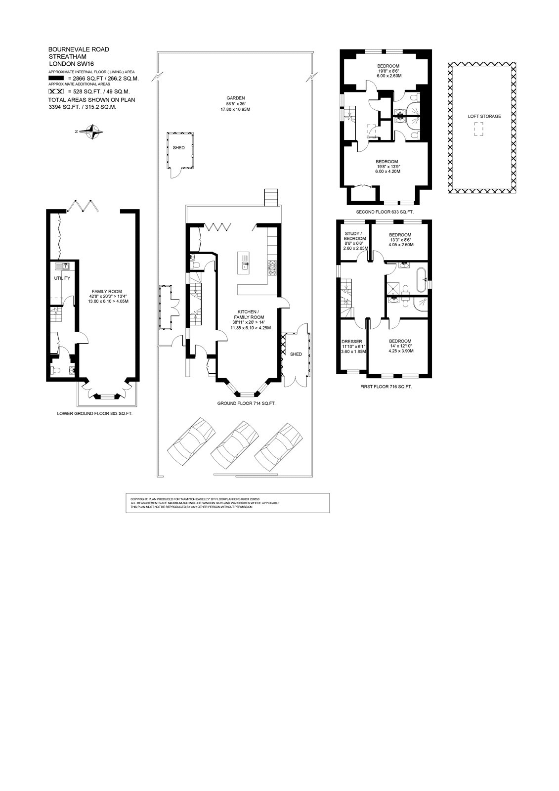 32, Bournevale Road, London floorplan