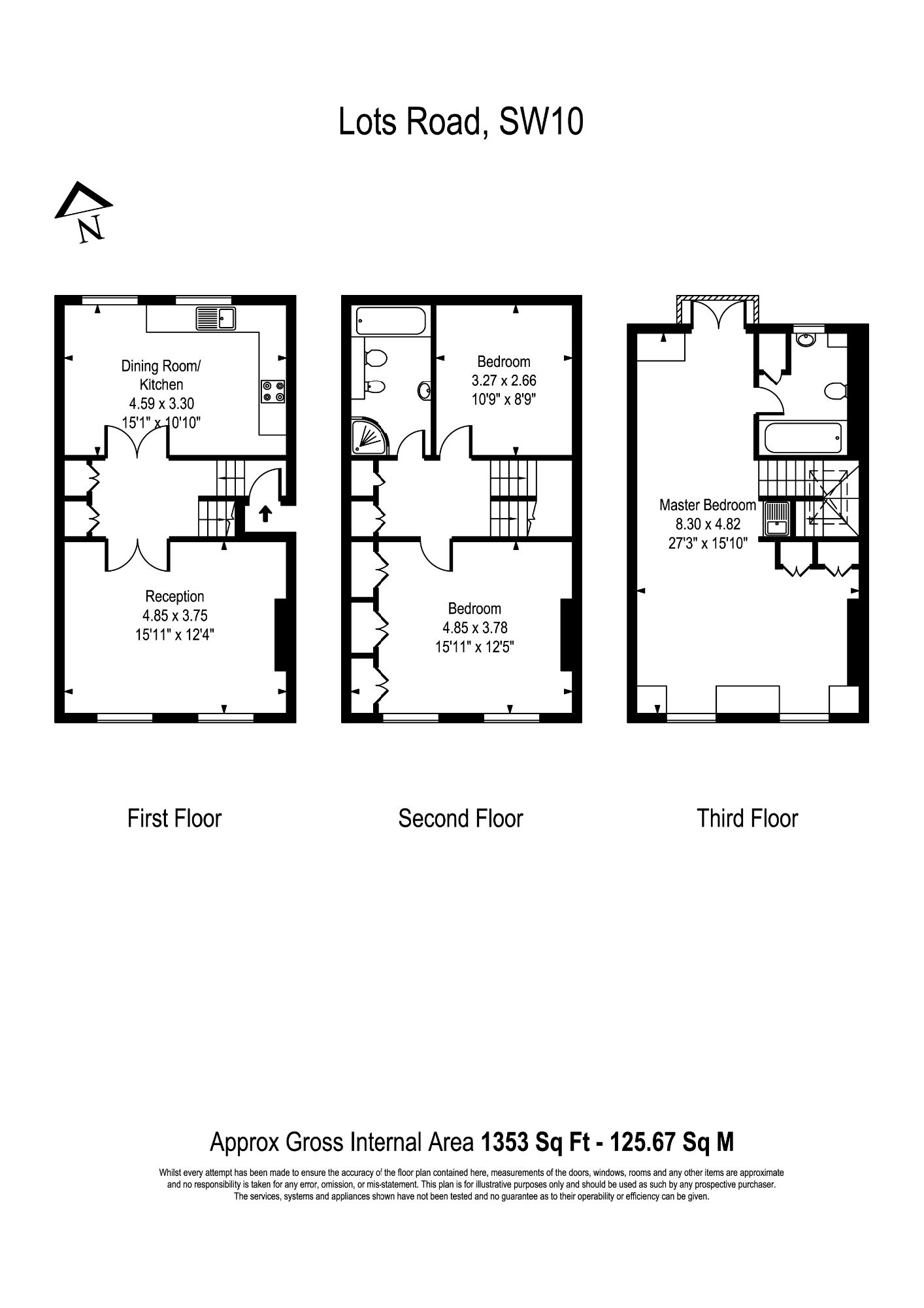 70 Lots Road, London floorplan