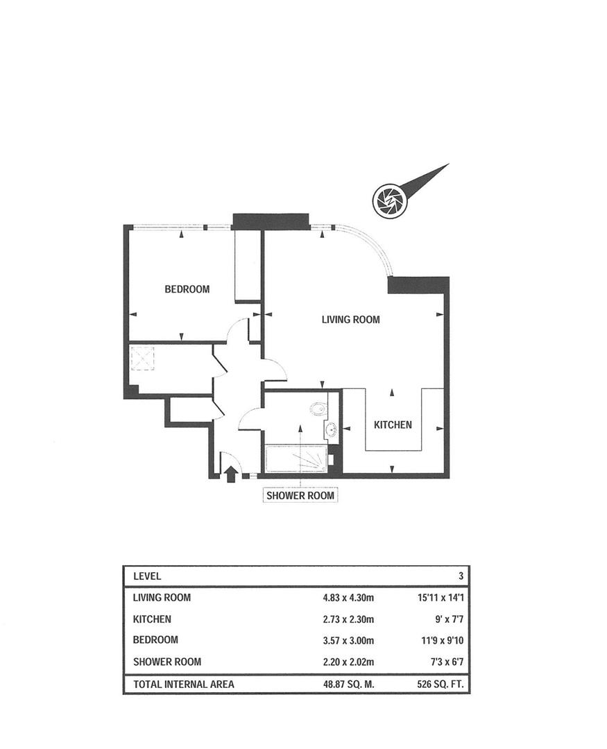 1 Bedrooms Flat to rent in Tower One, The Corniche, 23 Albert Embankment, London SE1