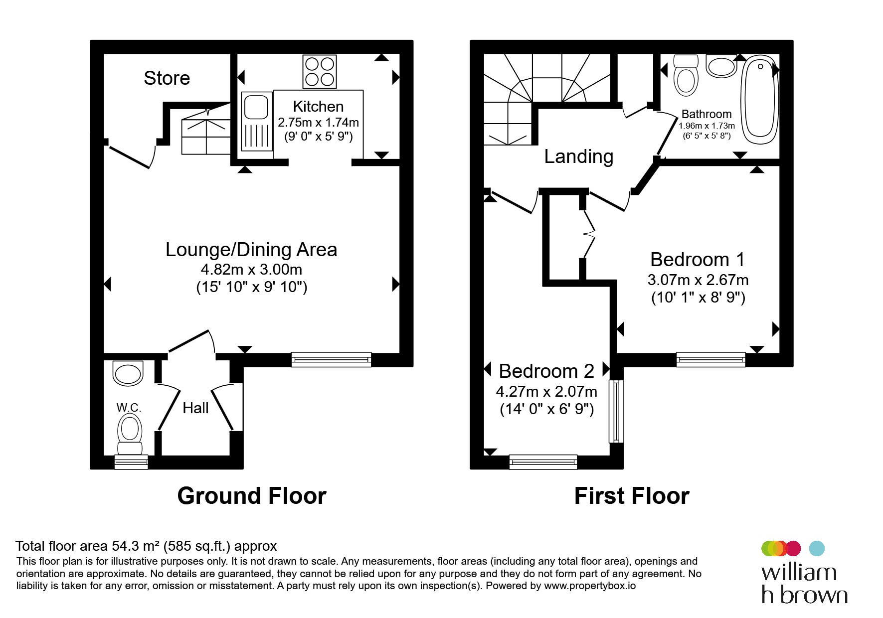 19, Gardeners Walk, Huddersfield floorplan