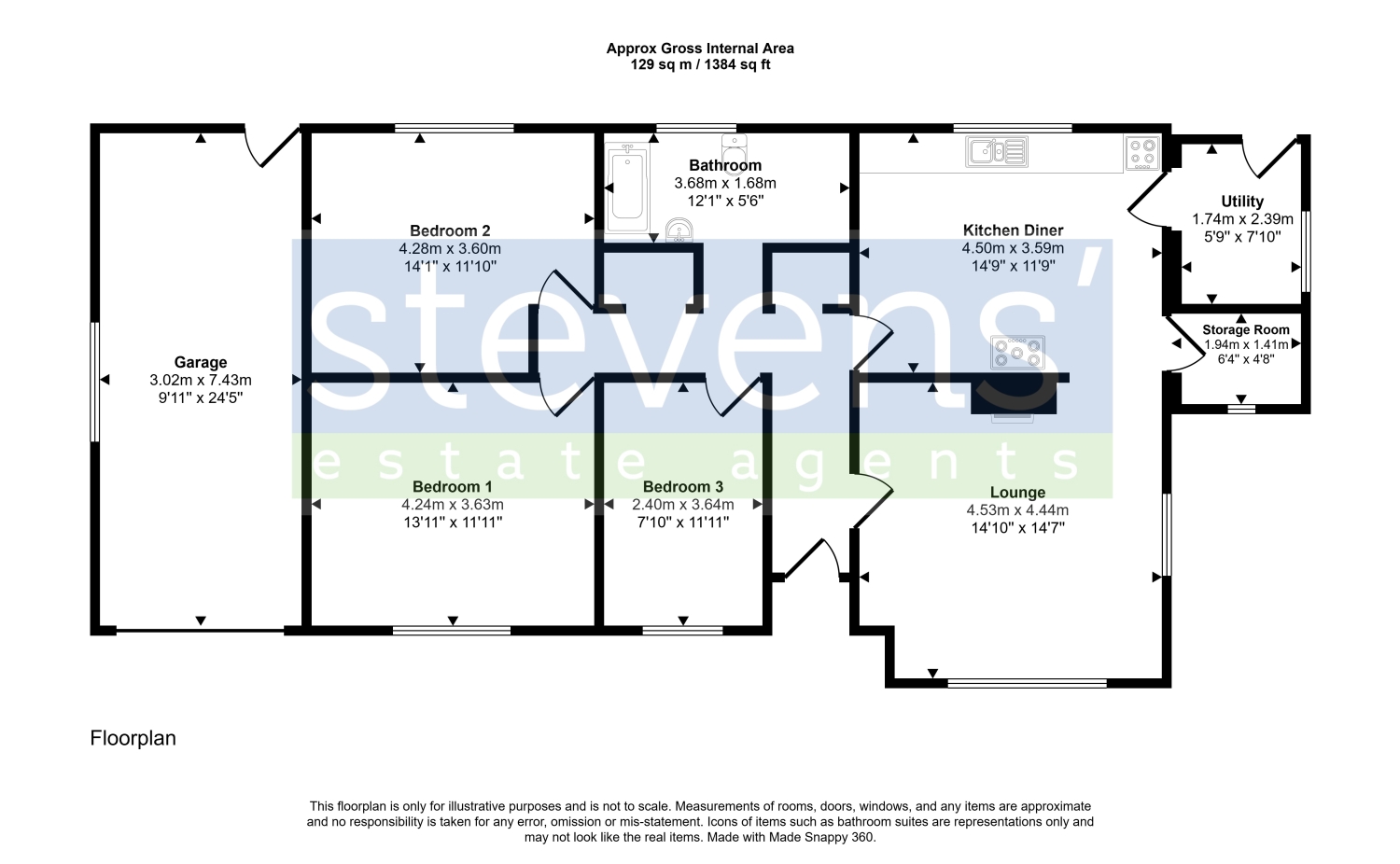 Upton, Okehampton floorplan
