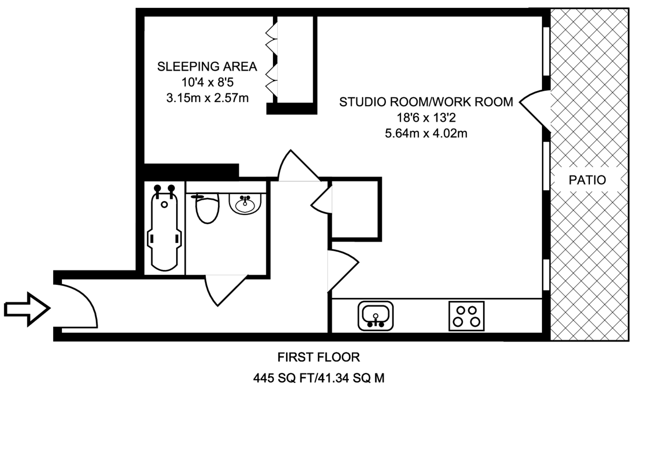 Adriatic Apartments, Royal Docks floorplan