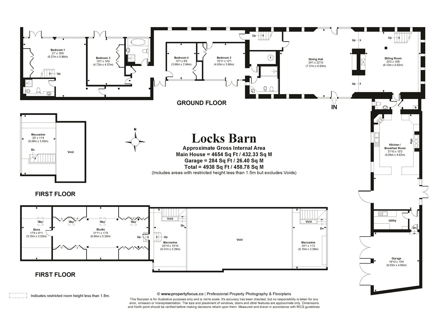 4 bed barn conversion for sale in Chilton Candover, Alresford
