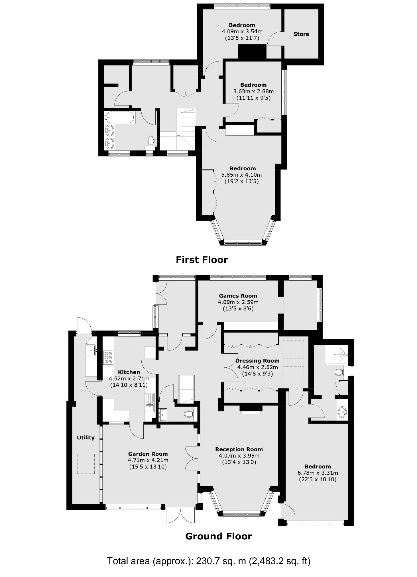 28, Ormond Crescent, Hampton floorplan