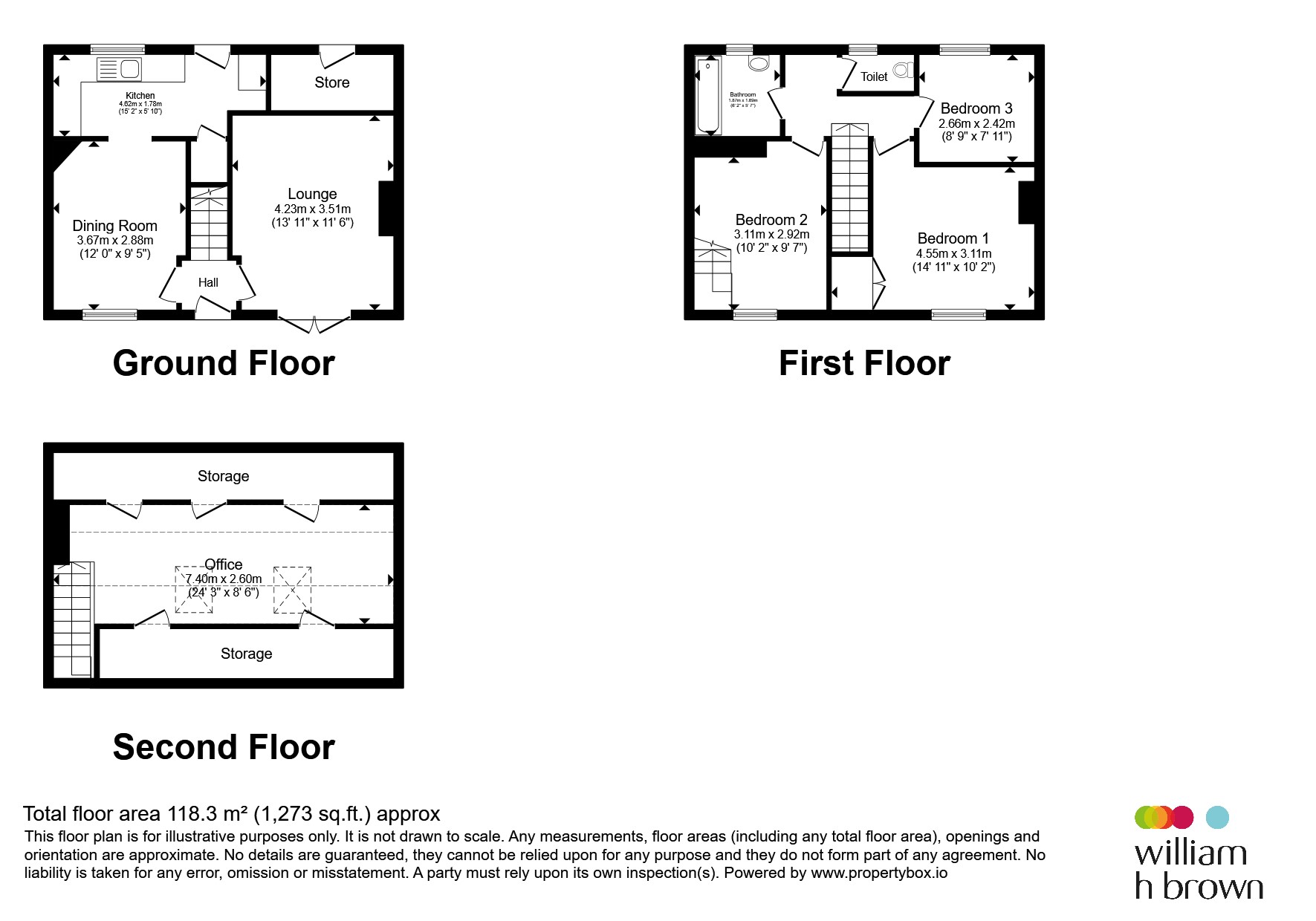 24, Grove Crescent, Halifax floorplan